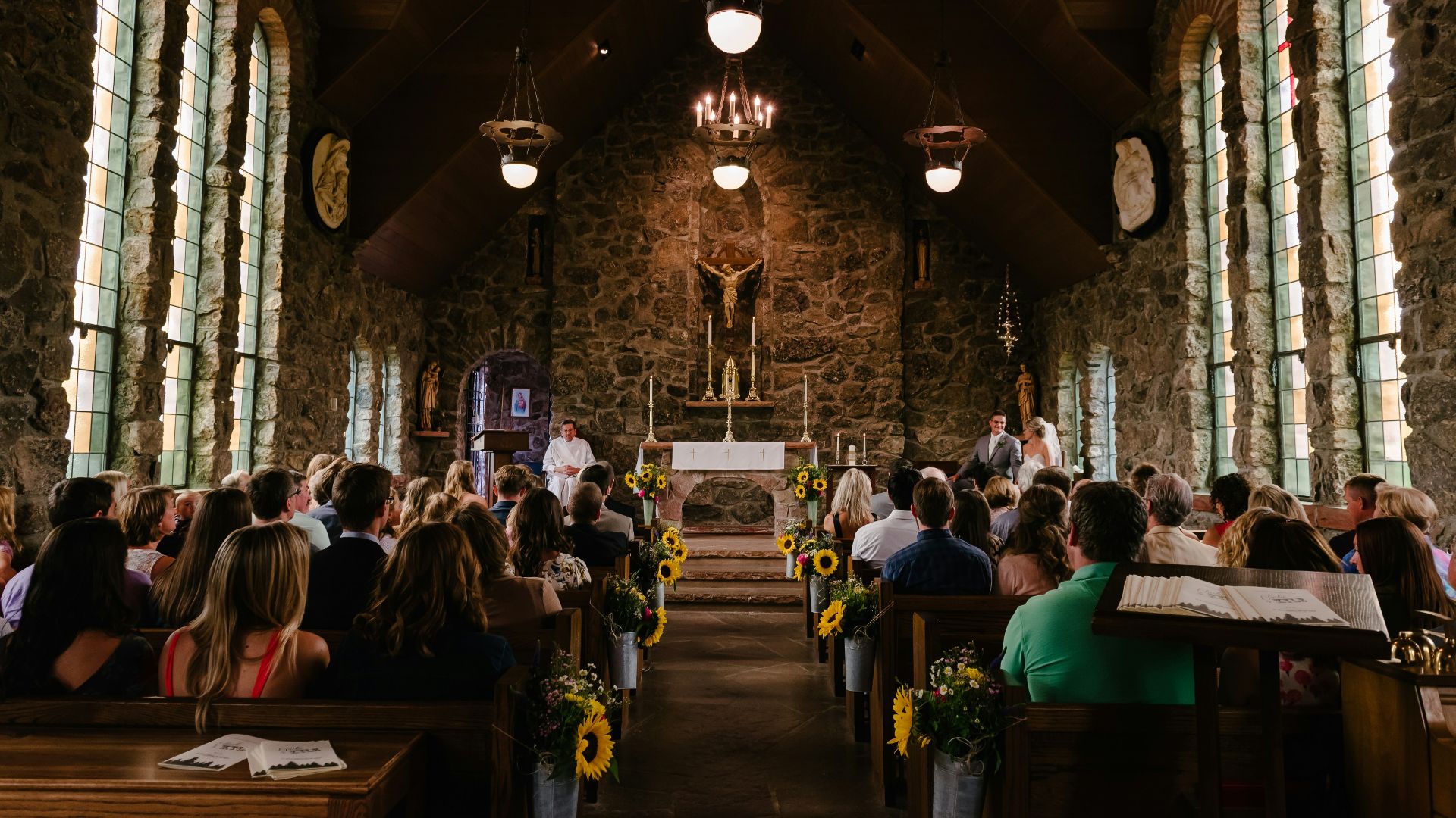 people sitting on chair in church