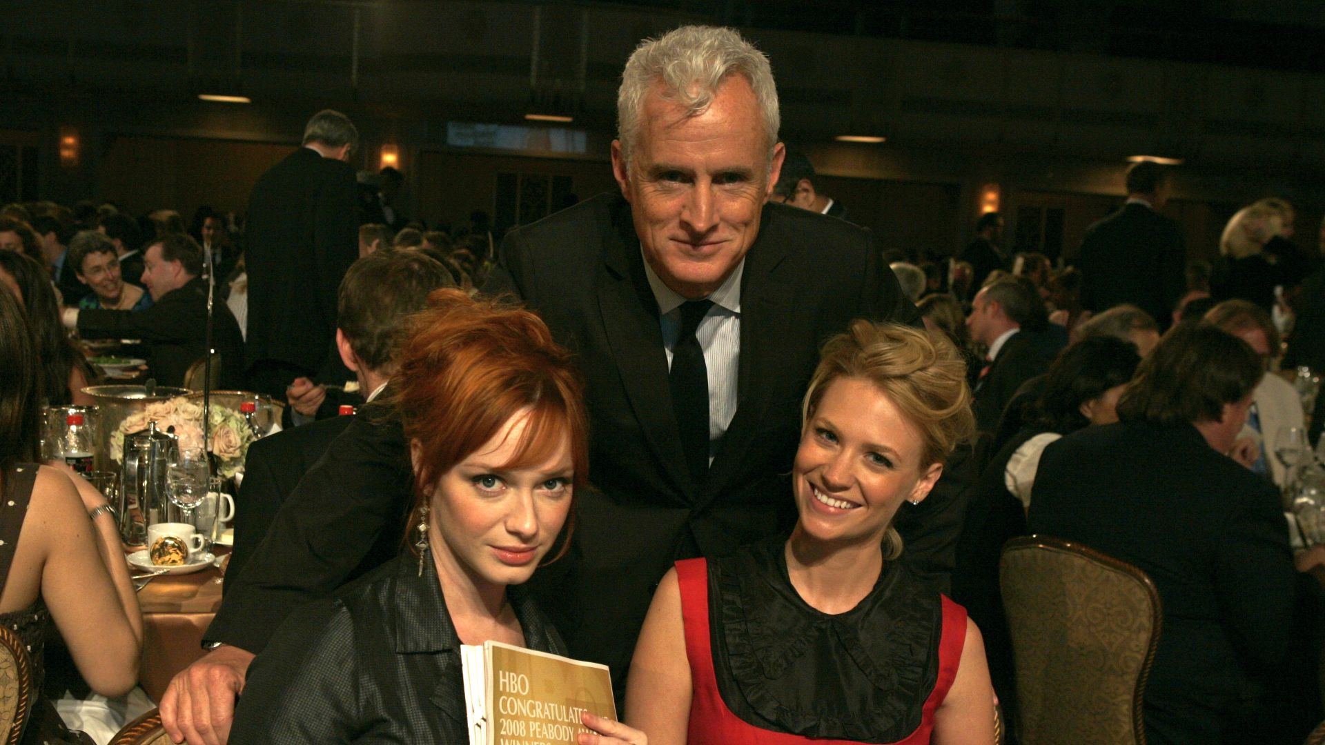 File:Christina Hendricks, John Slattery and January Jones at 67th Annual Peabody Awards, June 2008.jpg
