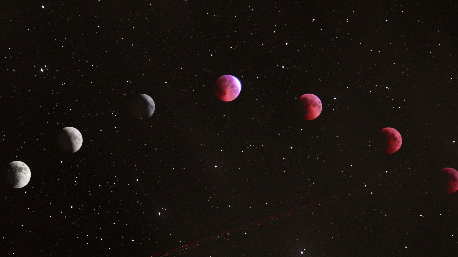 Lunar eclipse illustration