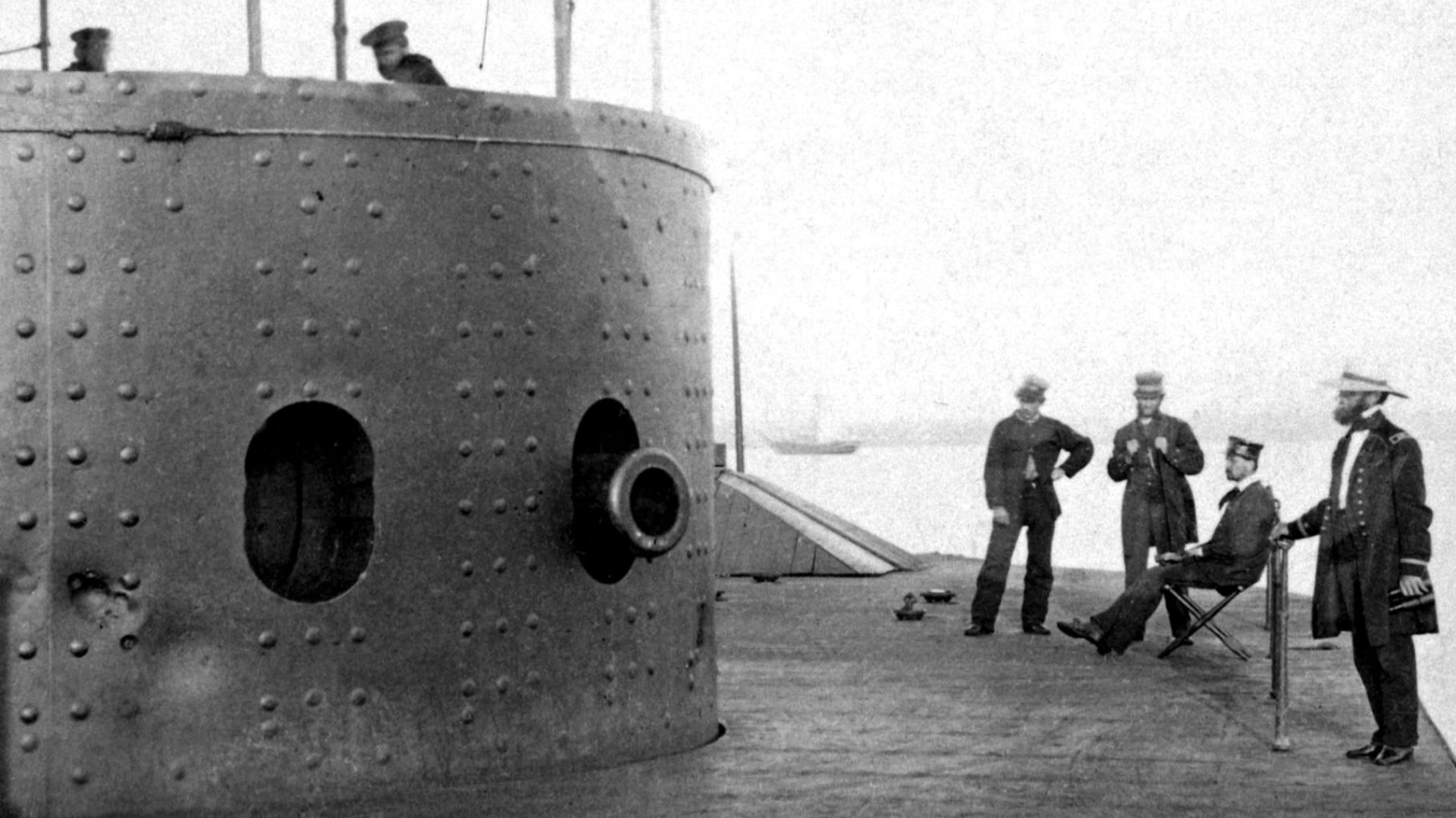File:Officers on deck of USS Monitor.jpg