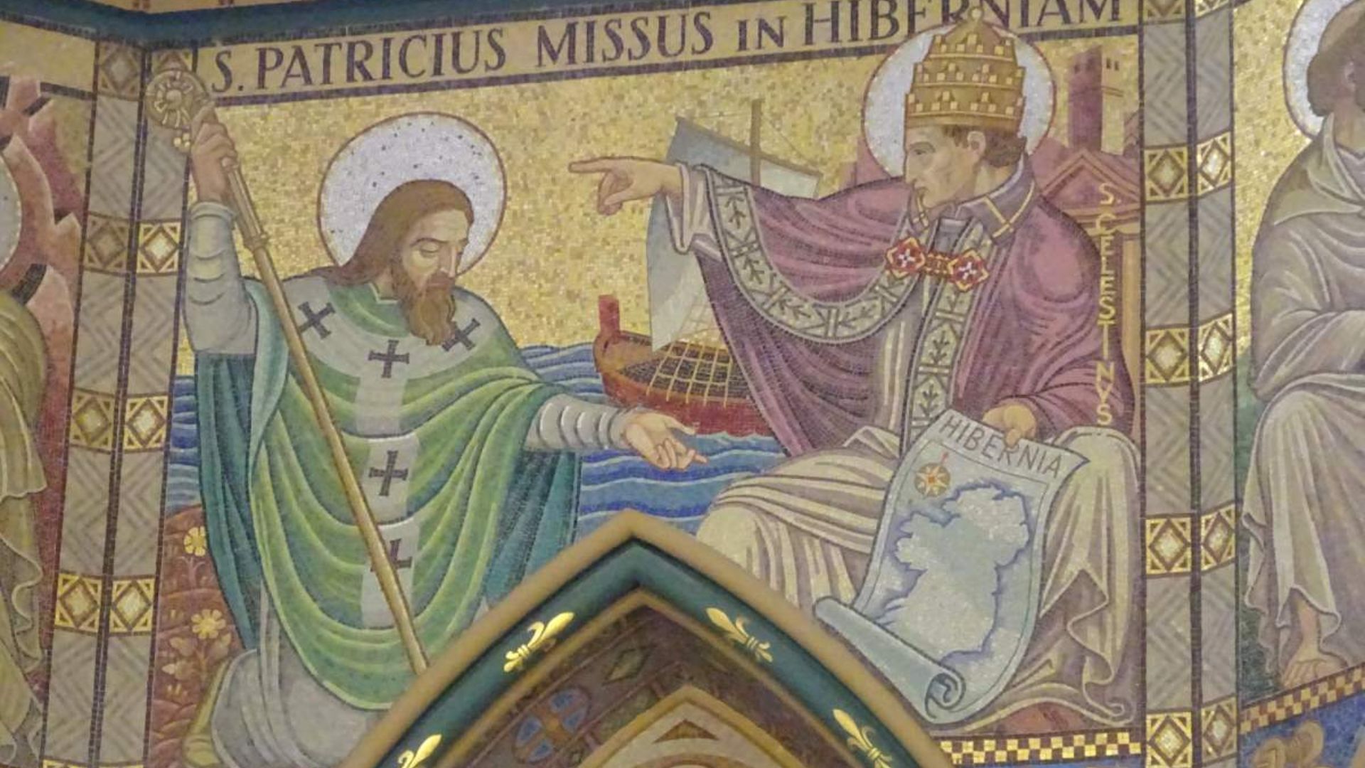 File:Patrick's mission to Ireland from the Pope, Kilkenny cathedral.jpg