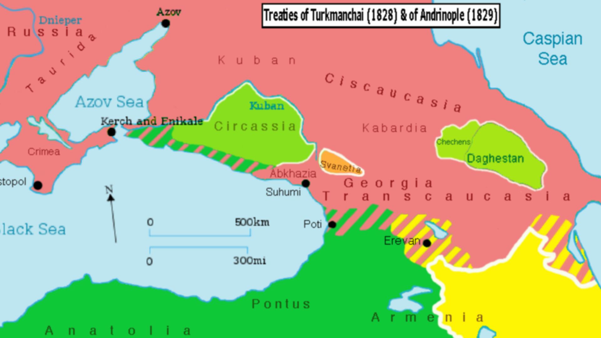 File:Treaty of of Turkmenchay (1828) and Andrinople (1829).png