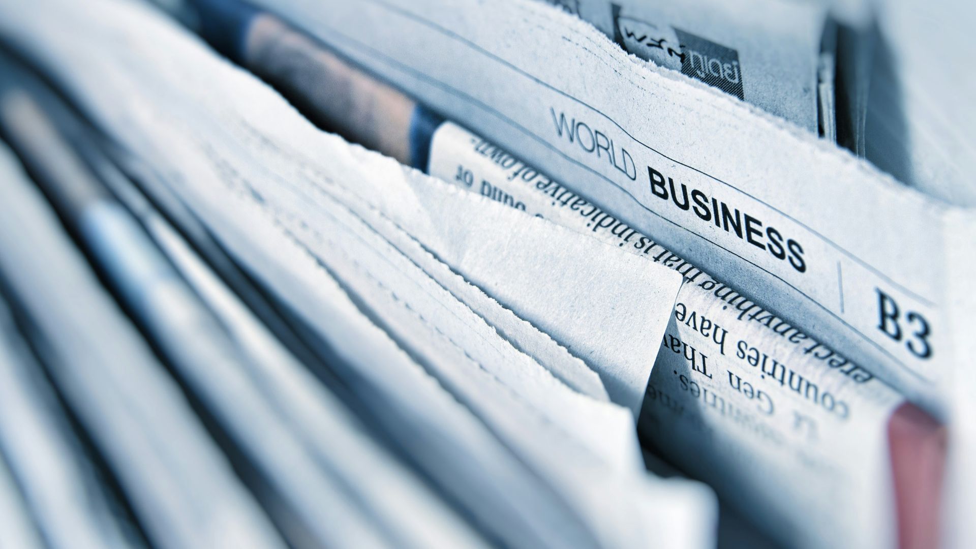 Business newspaper article