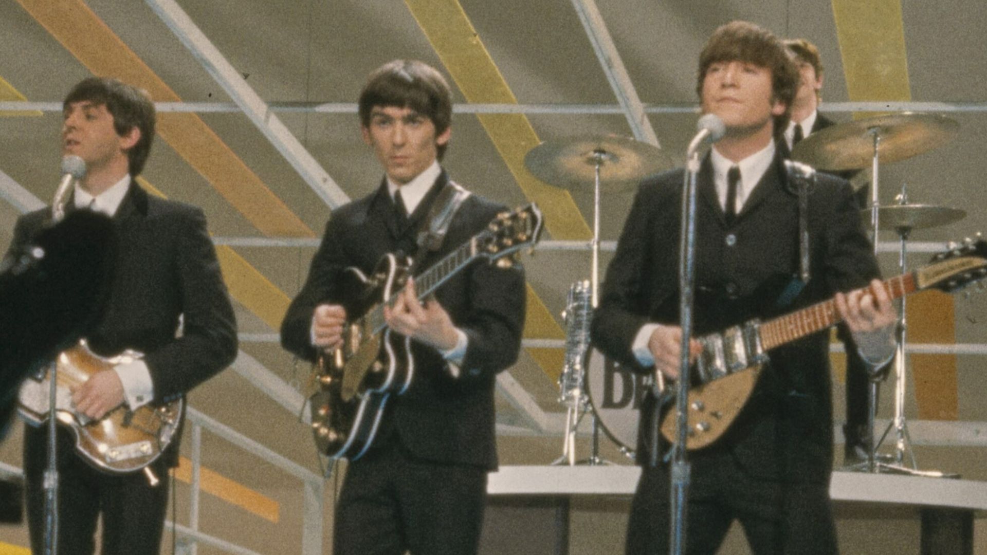 File:The Beatles performing at The Ed Sullivan Show (cropped and rotated).jpg