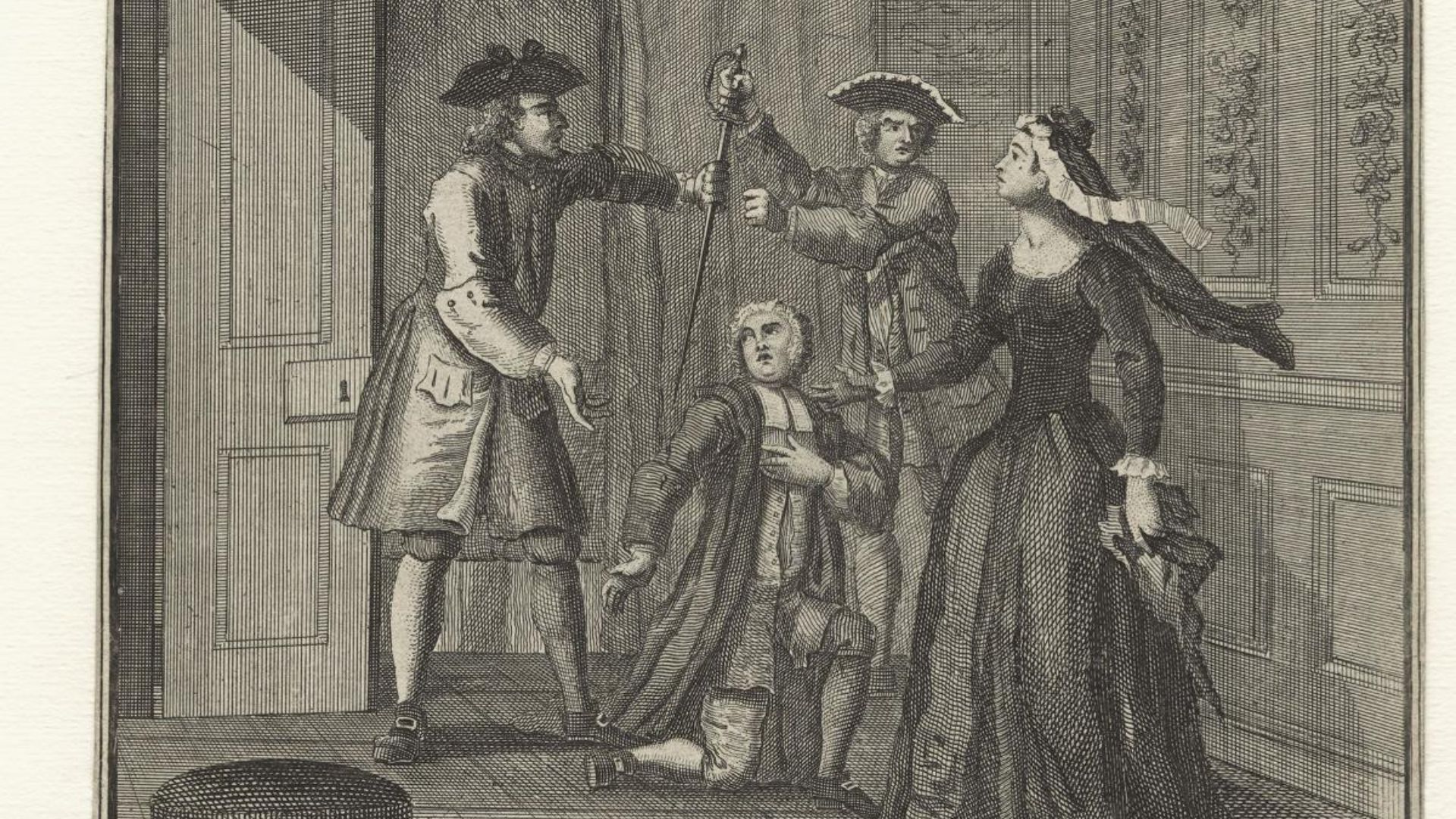 File:Mary Carleton (née Moders) ('The German Princess with her Suppos'd Husband and Lawyer') by James Basire.jpg