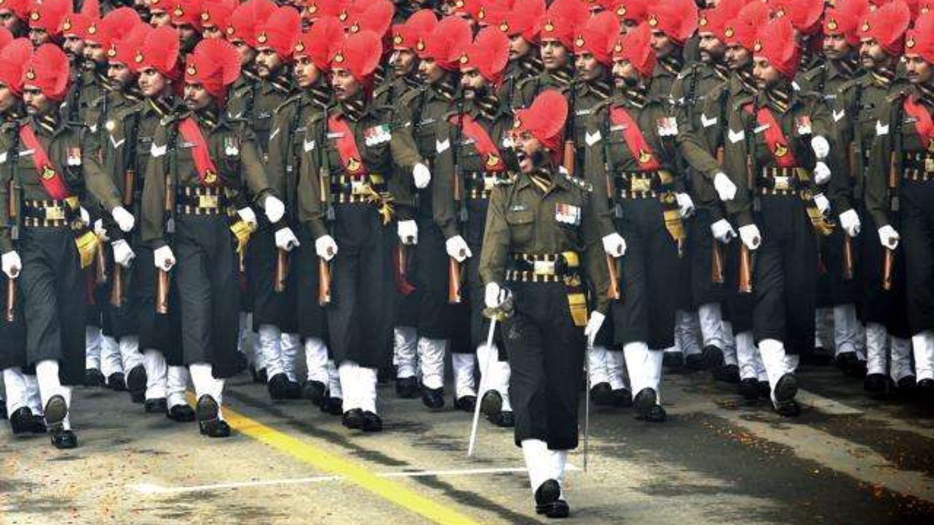 File:Indian army performing parade.jpg