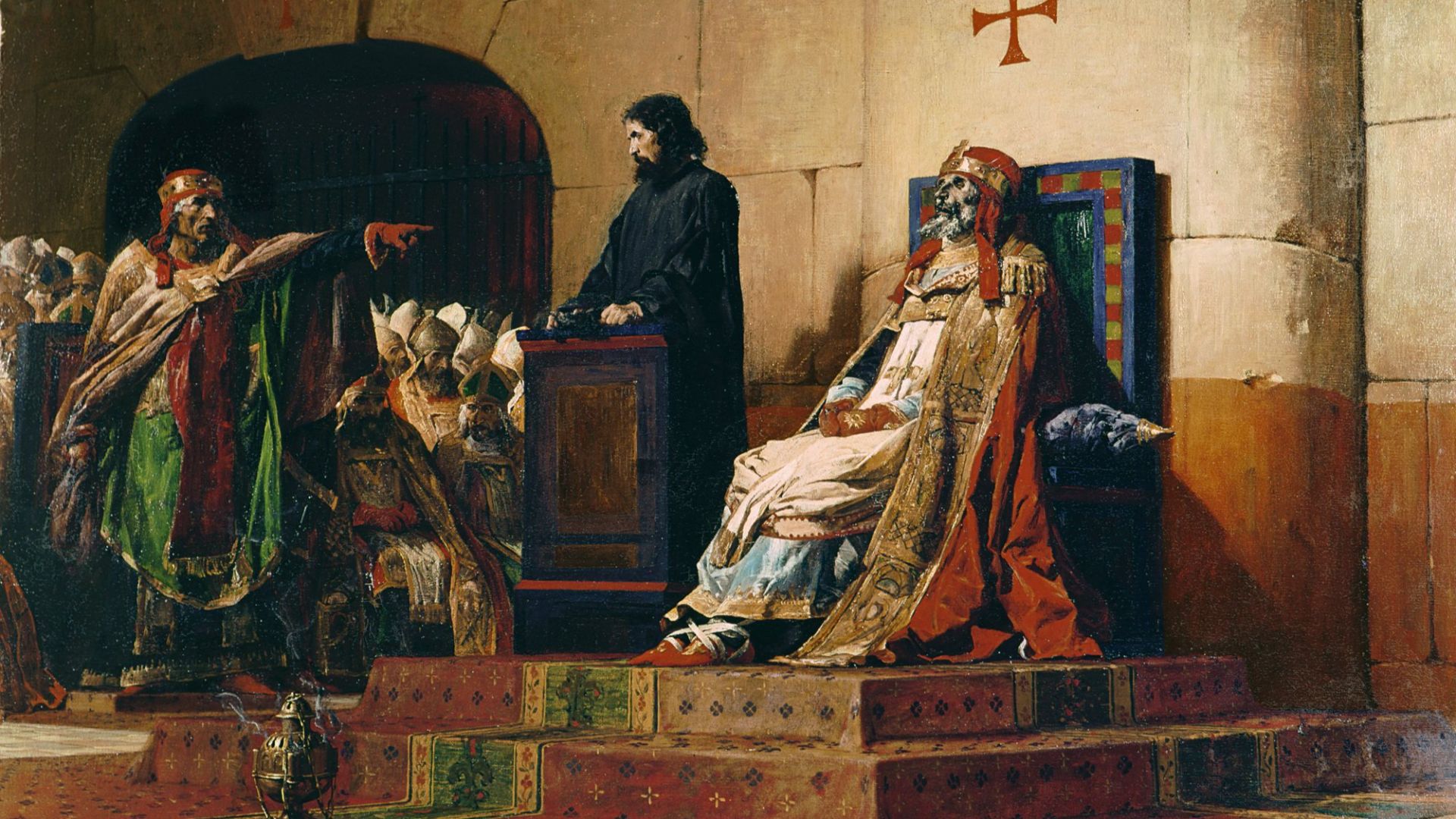 File:Jean Paul Laurens Le Pape Formose et Etienne VI 1870.jpg