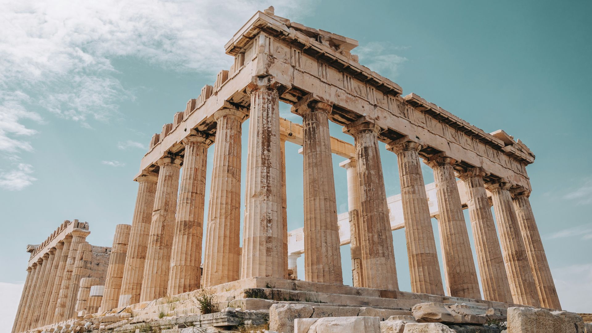 view of brown ruin during daytime
