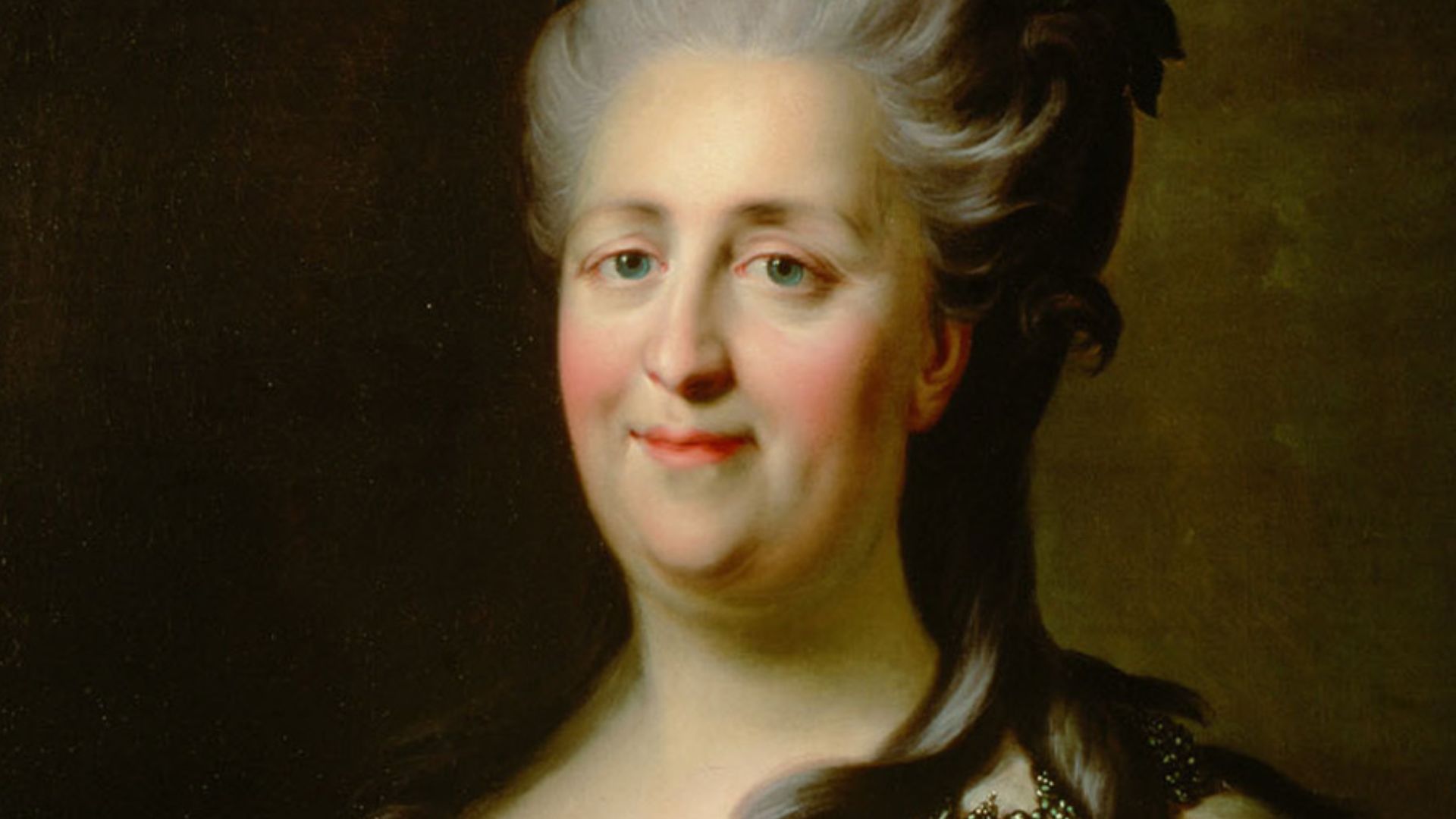 File:Catherine II after Roslin, Rokotov (1780s, Kunsthistorisches Museum).jpg