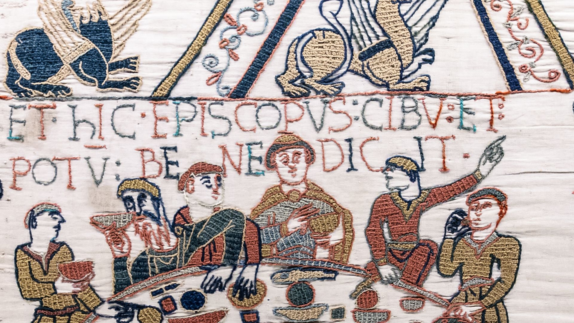 File:Bayeux Tapestry scene43 banquet Odo.jpg