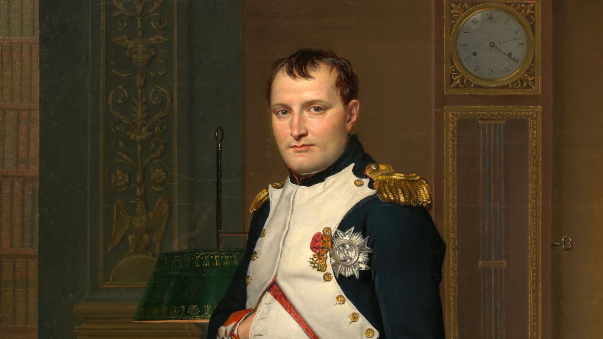 File:Jacques-Louis David - The Emperor Napoleon in His Study at the Tuileries - Google Art Project.jpg