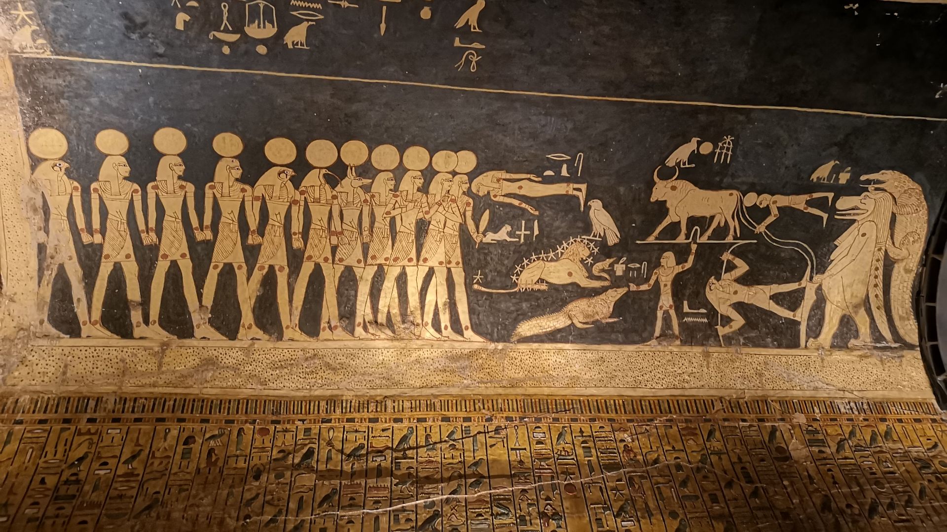 File:KV17, the tomb of Pharaoh Seti I of the of the burial chamber, Nineteenth Dynasty, astronomical vaulted ceiling Valley of the Kings, Egypt (49867418546).jpg