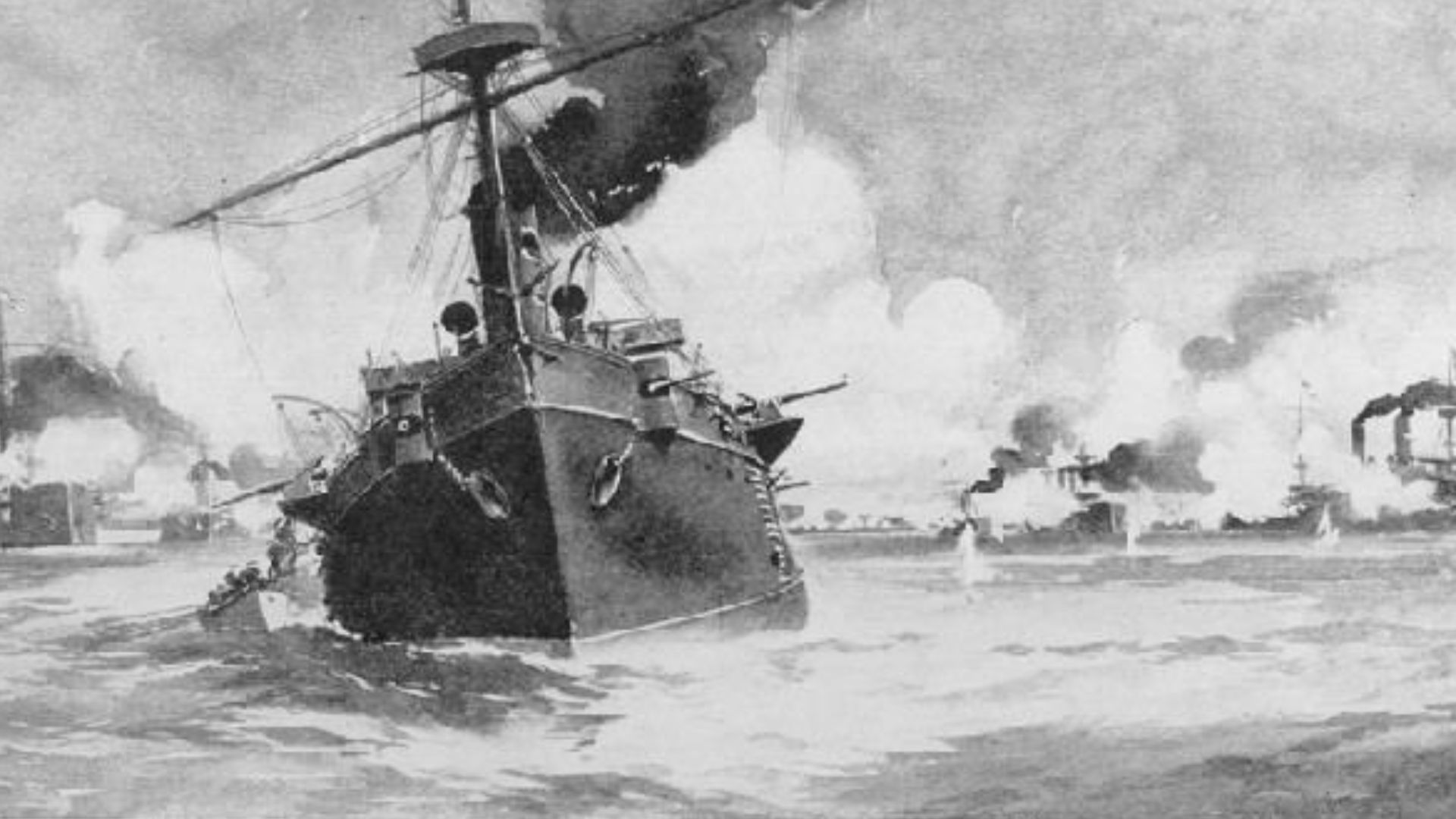 File:Battle of Manila Bay by W. G. Wood.jpg