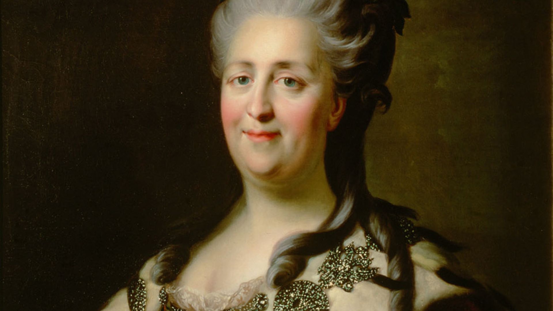 File:Catherine II after Roslin, Rokotov (1780s, Kunsthistorisches Museum).jpg
