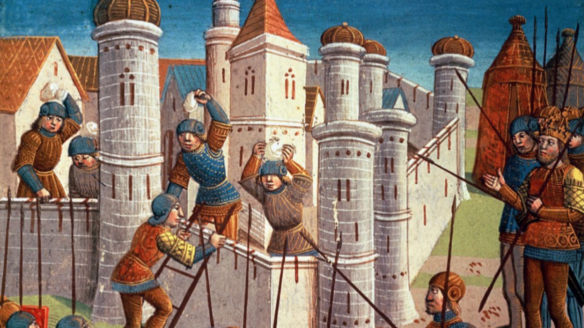 File:Siege of a city, medieval miniature.jpg