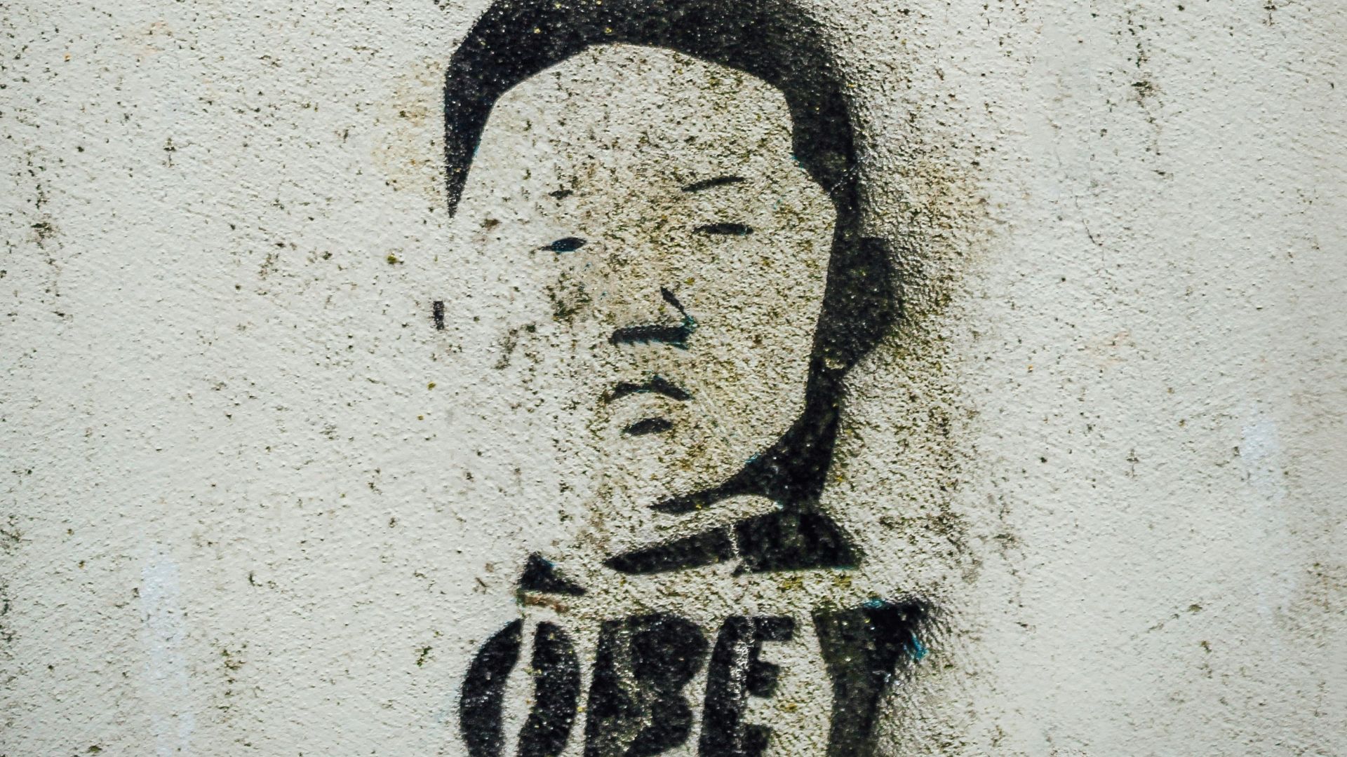 black and white human face drawing