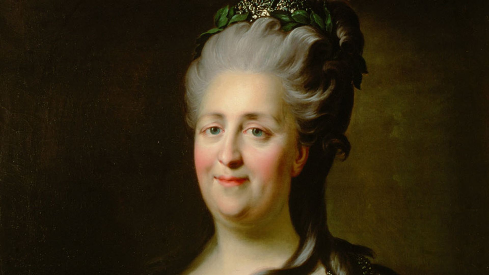 File:Catherine II after Roslin, Rokotov (1780s, Kunsthistorisches Museum).jpg