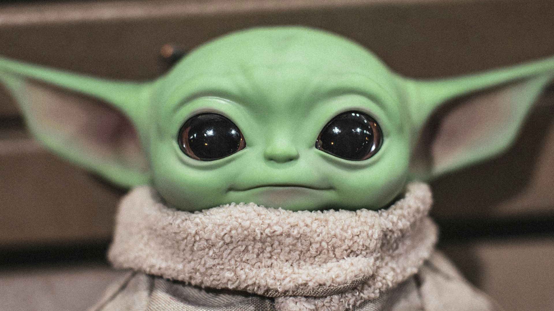 green frog plush toy on brown textile