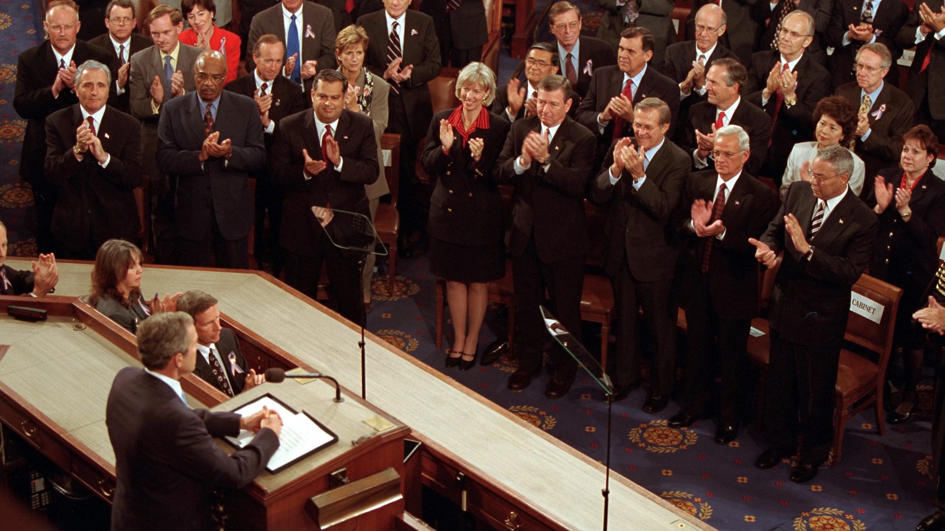 File:911- President George W. Bush Addresses Joint Session of Congress, 09-20-2001. (6124231583).jpg
