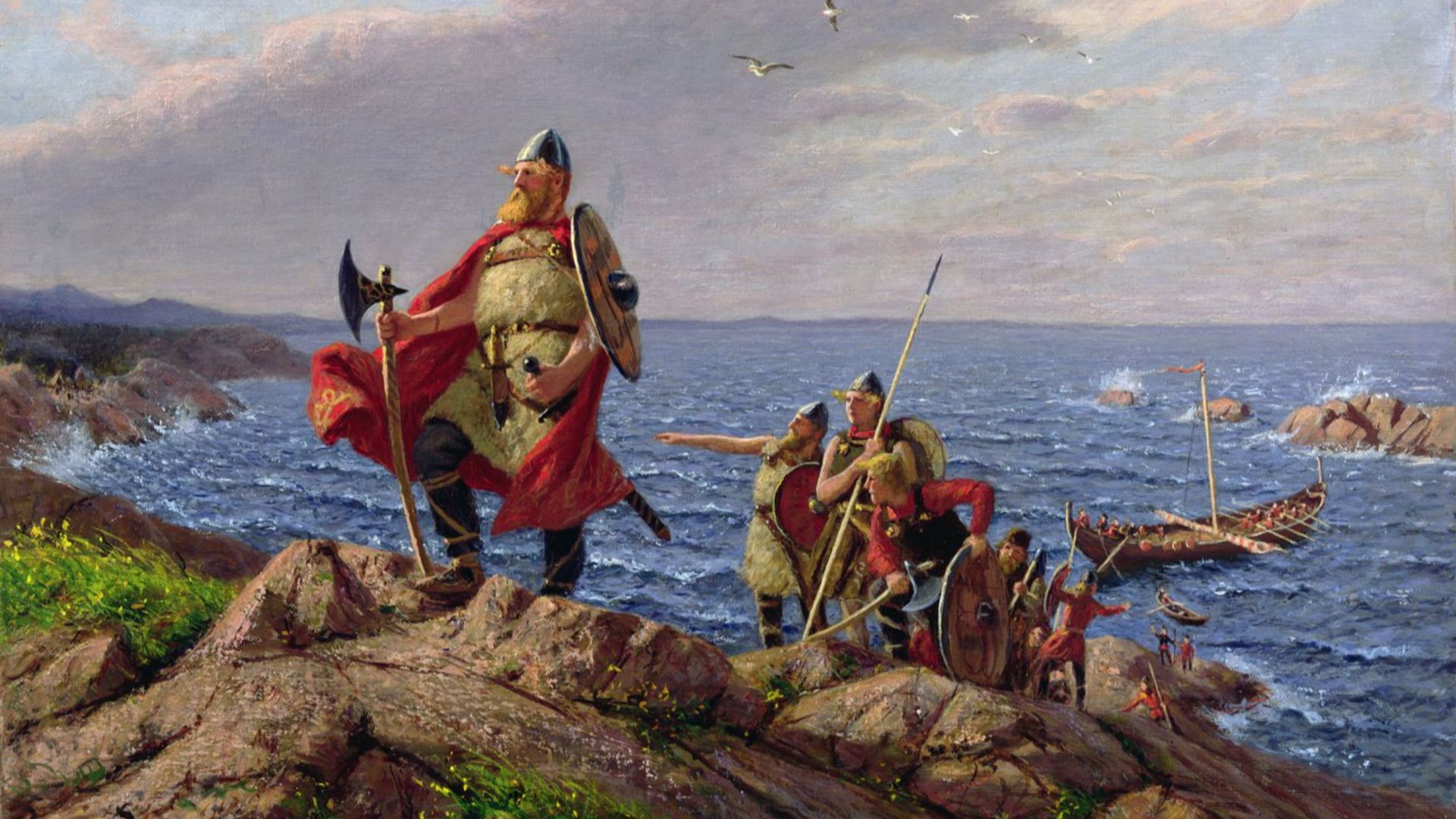 File:Leif Erikson Discovers America Hans Dahl.jpg