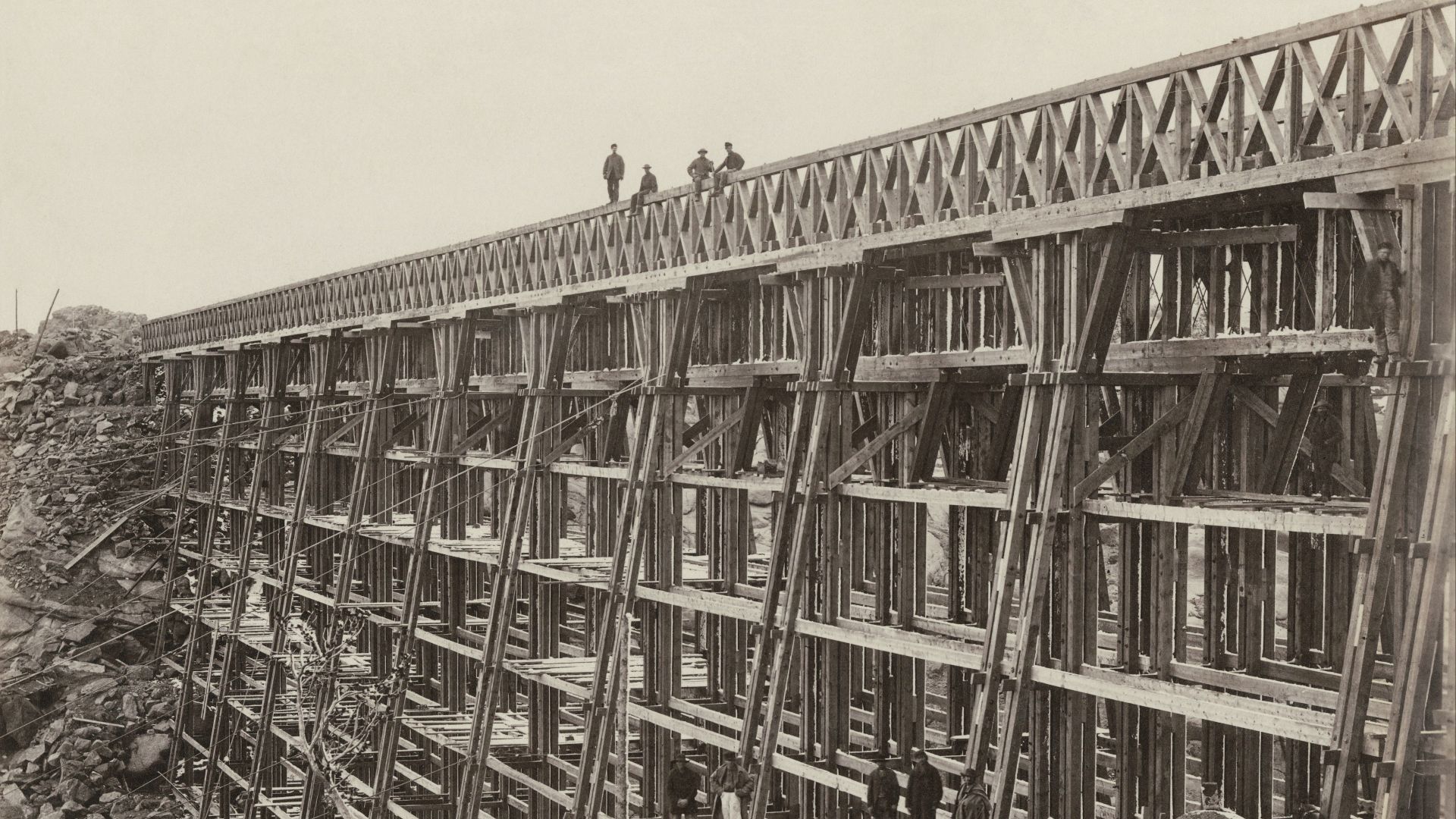 File:Dale Creek Bridge Union Pacific Railroad Company by Andrew J Russell.jpg