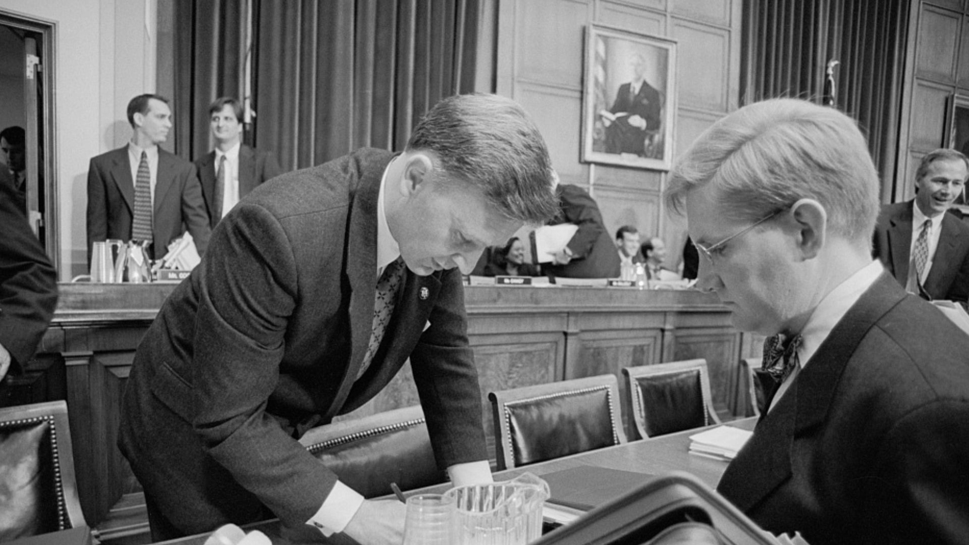 File:House Judiciary Committee session relating to special counsel Ken Starr's investigation of President Clinton's relationship with Monica Lewinsky.jpg