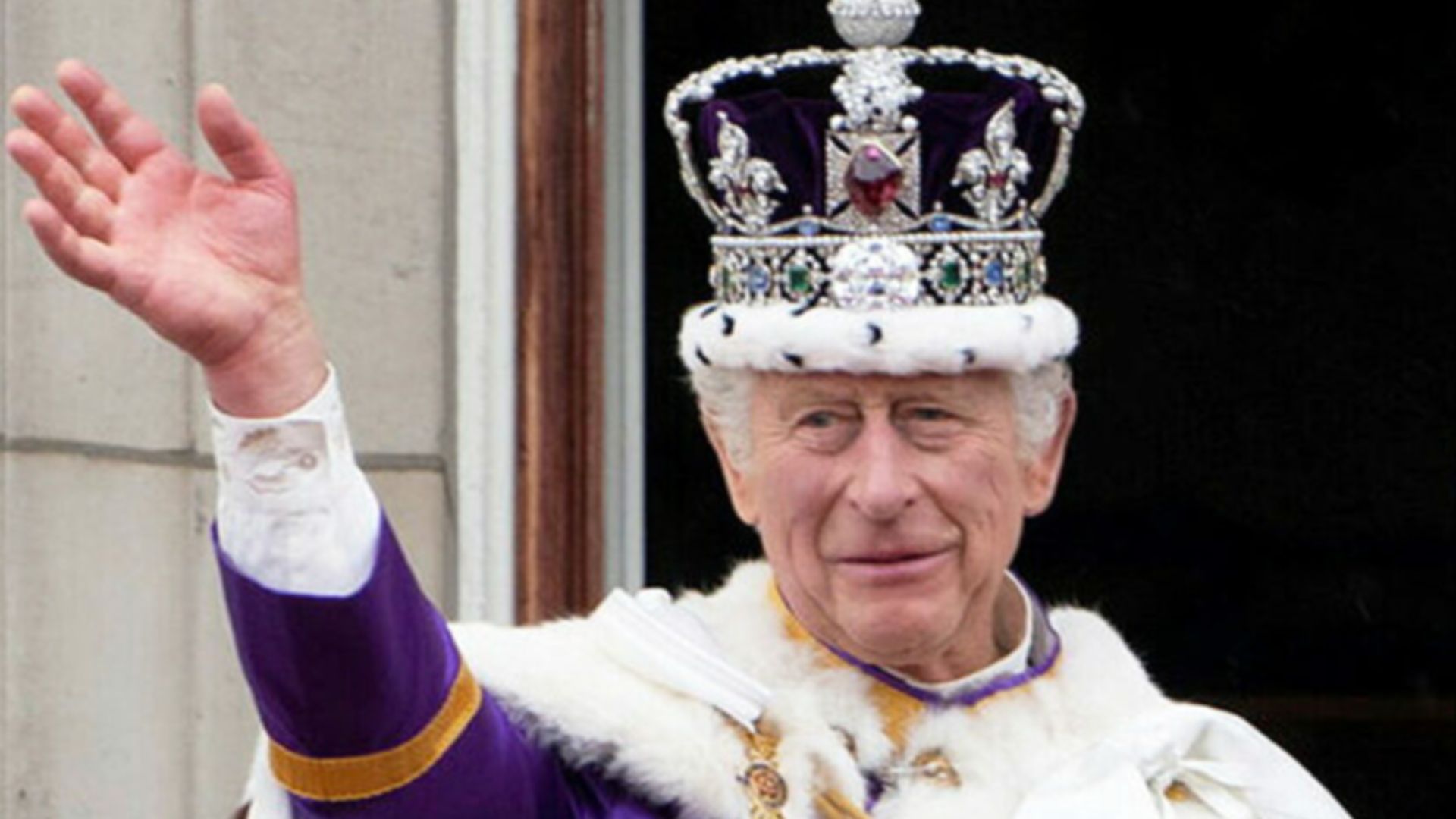 File:King Charles III 2023 Coronation Balcony (cropped).jpg