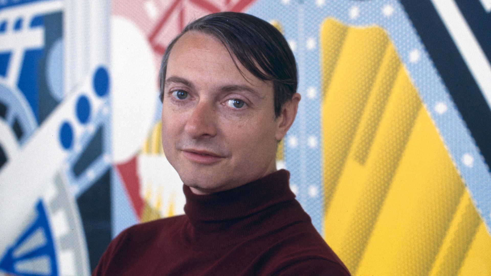 File:Roy Lichtenstein, painter 1969.jpg