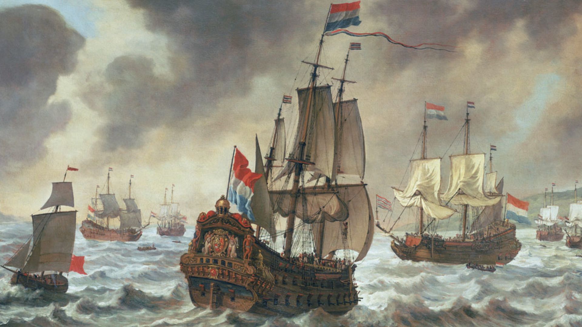 File:Reinier Nooms - Before the Battle of the Downs - c.1639.jpg