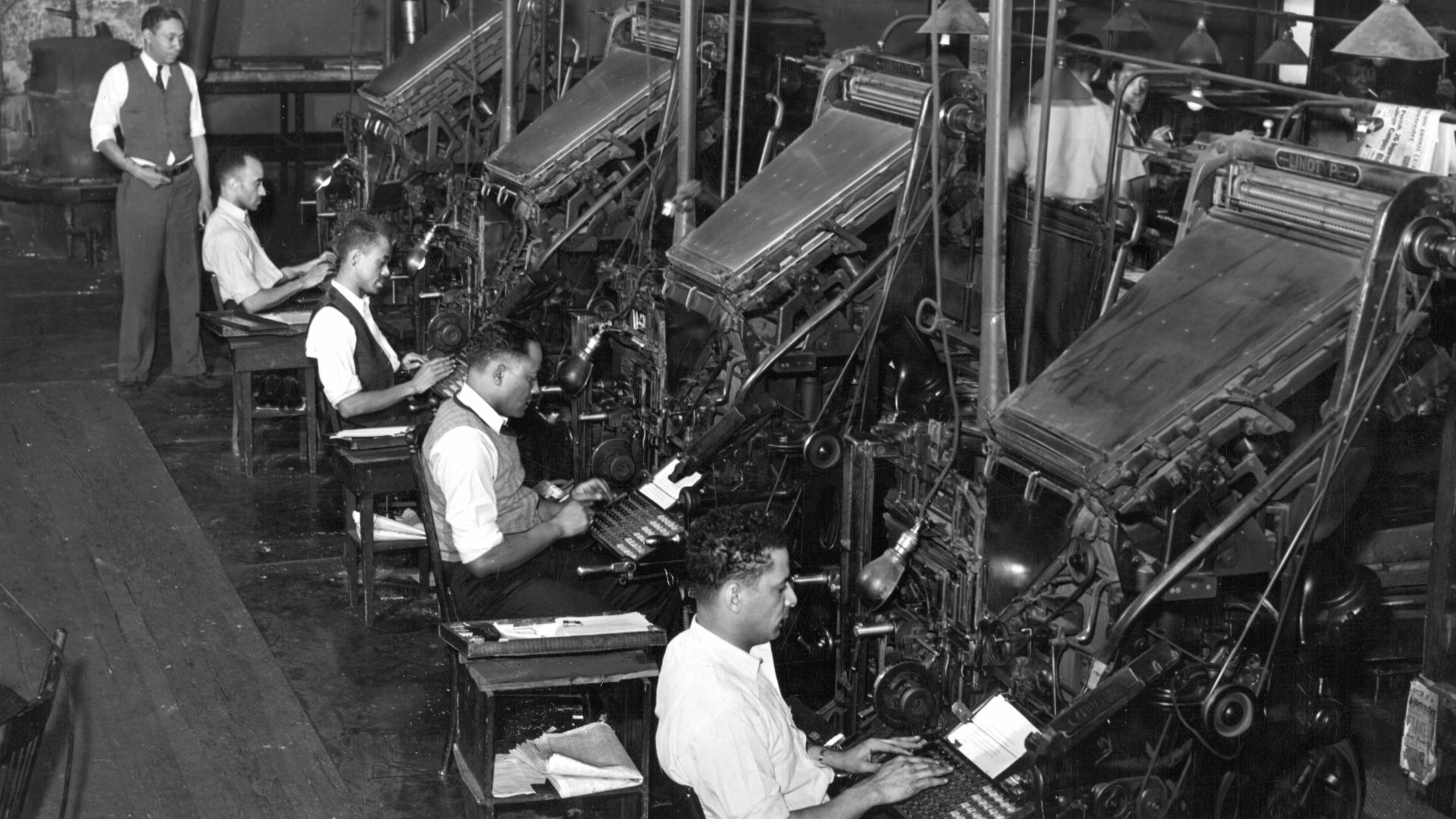 File:Linotype operators of the Chicago Defender.png