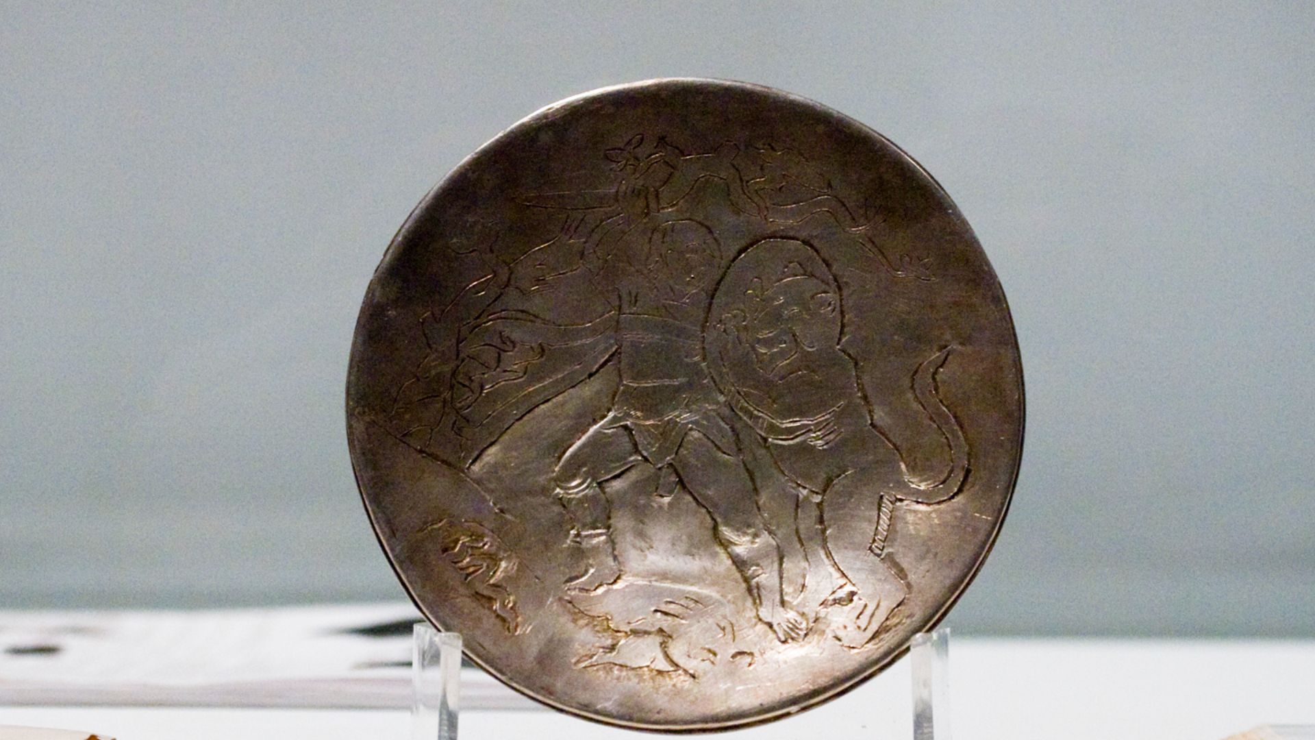 File:Fakes & Forgeries - Engraved plate with scenes of David killing the lion (4338624408).jpg