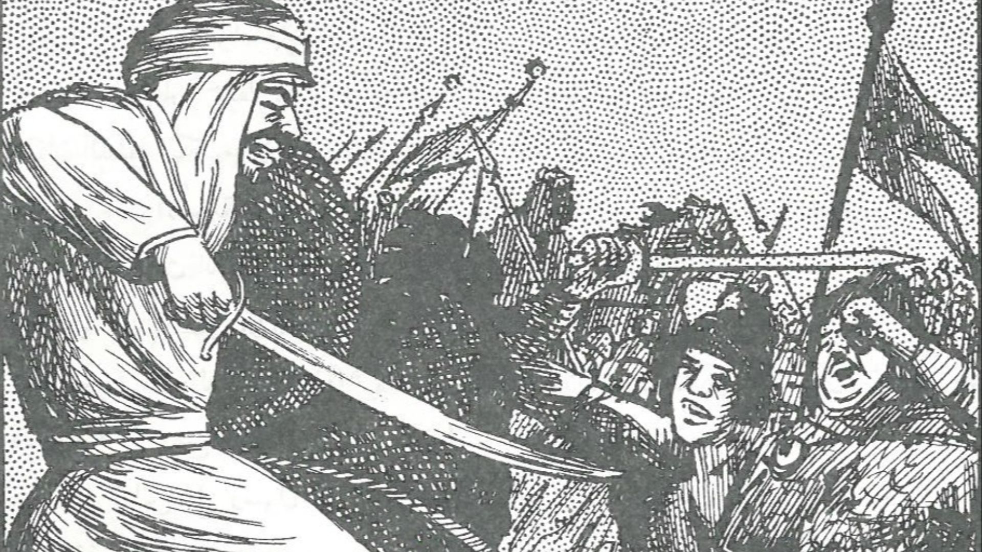 File:Tarikhuna bi-uslub qasasi-Khalid ibn al-Walid fighting the Byzantines.jpg