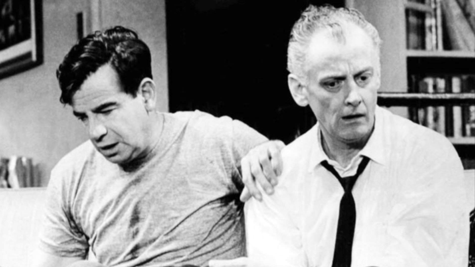 File:Walter Matthau Art Carney The Odd Couple Broadway 1965.JPG
