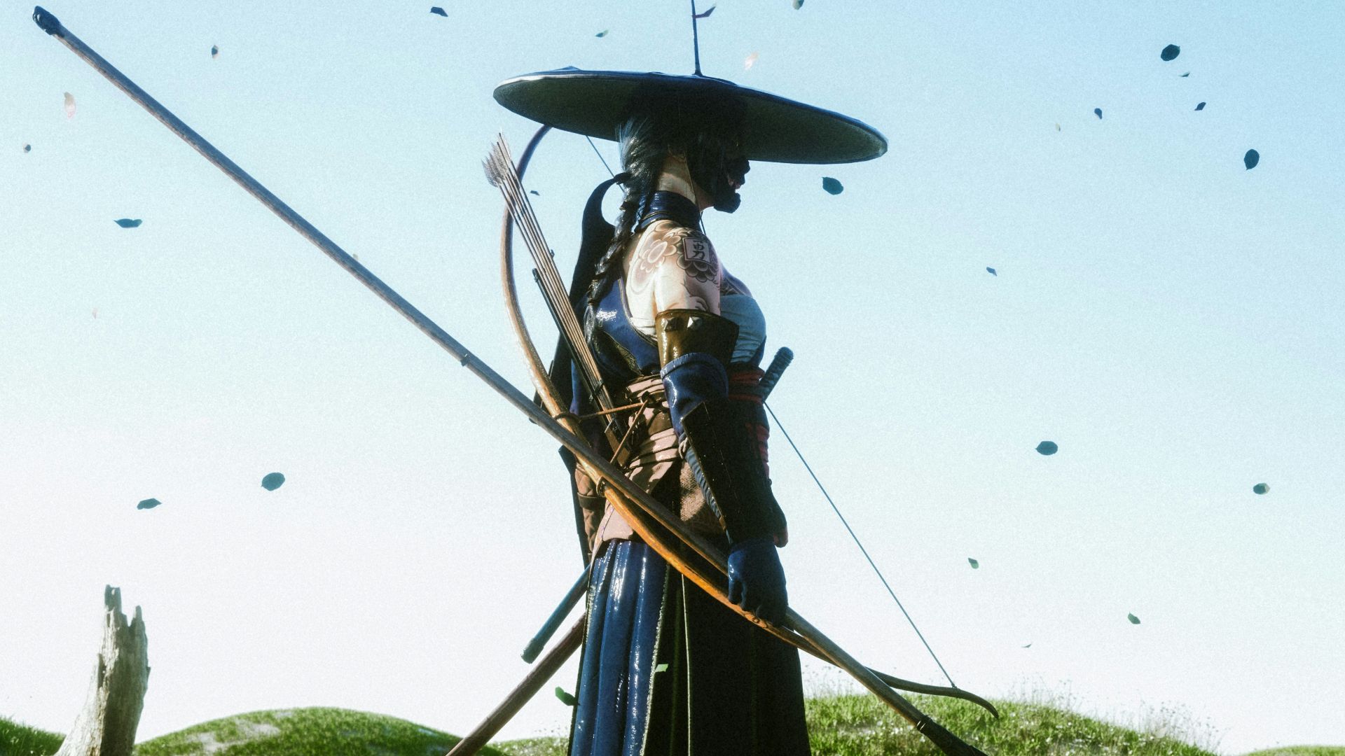 a person holding an umbrella