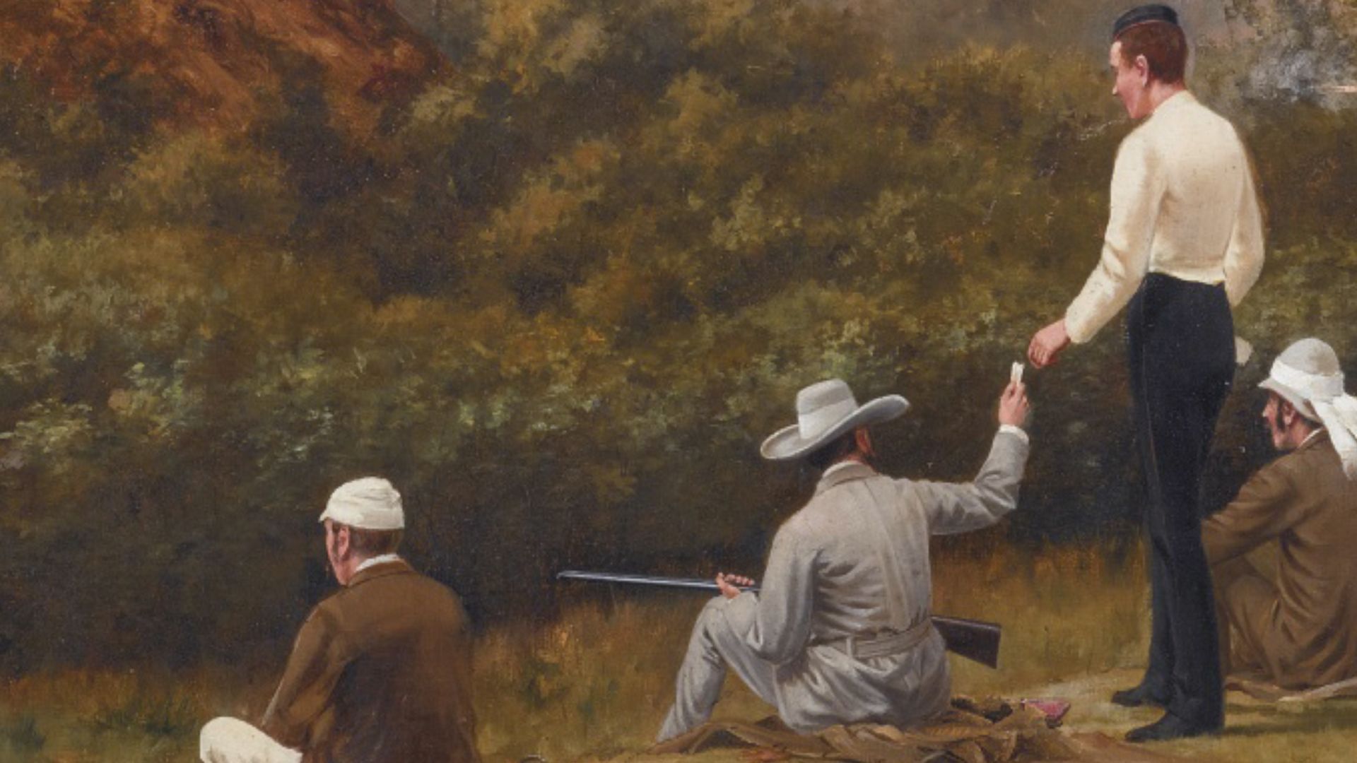 File:Walter Winans on the Running Deer Range, Wimbledon Common, by Thomas Blinks.jpg