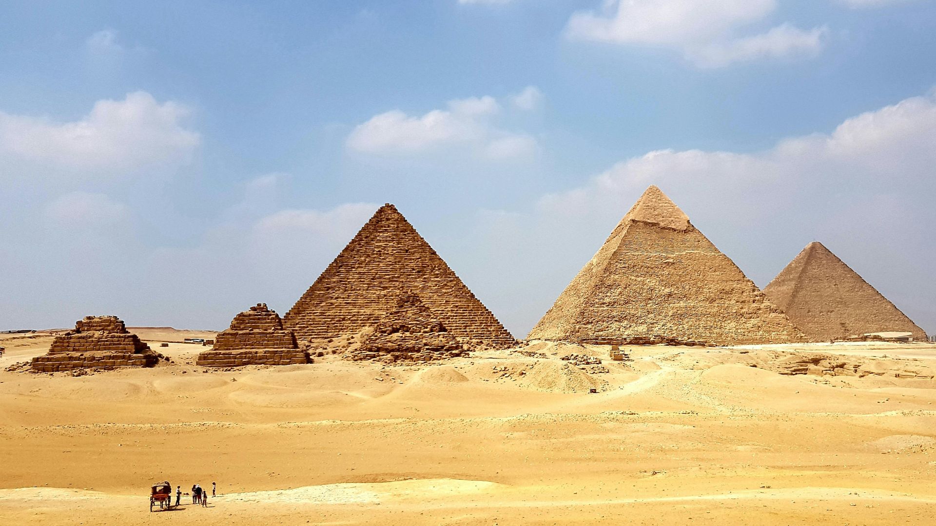 brown pyramid under blue sky during daytime