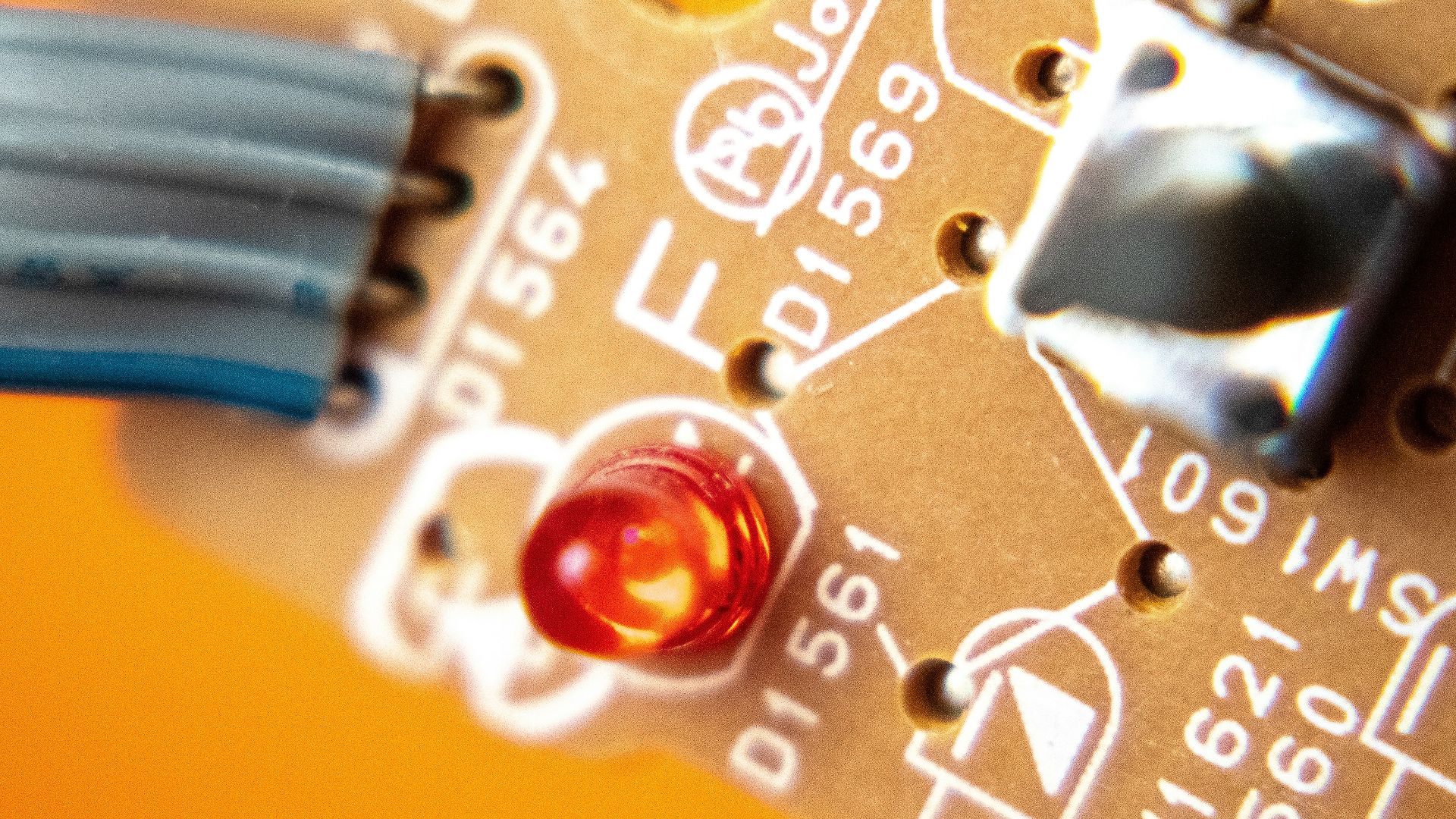 silver and black circuit board