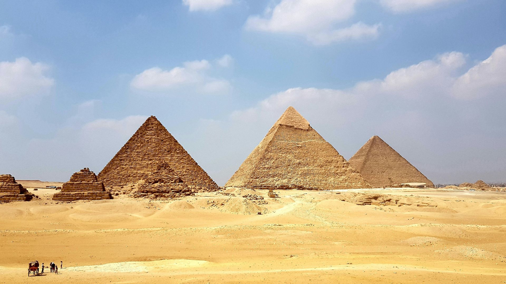 brown pyramid under blue sky during daytime