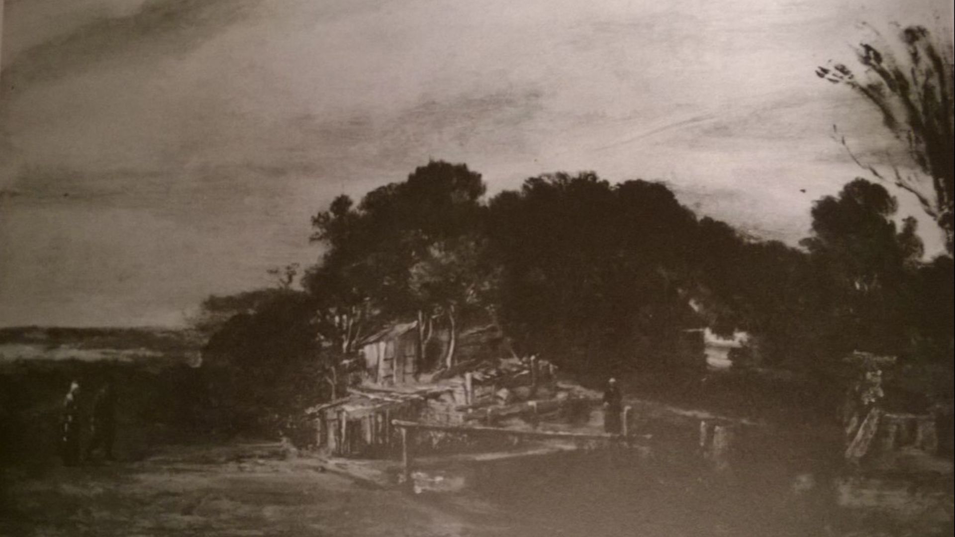 File:Rembrandt- landscape with cottages - stolen.jpg