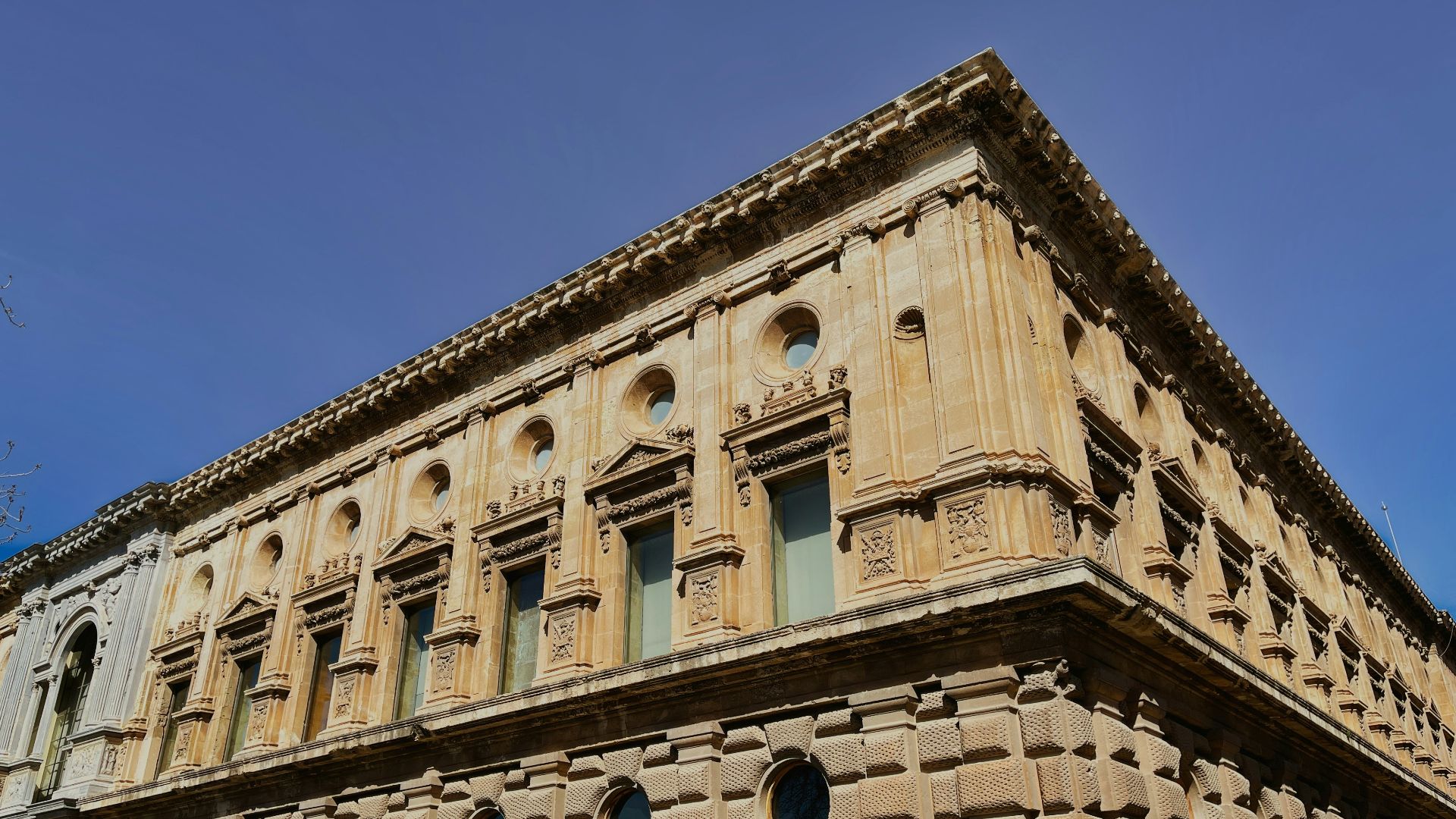 A beautiful building with many windows.