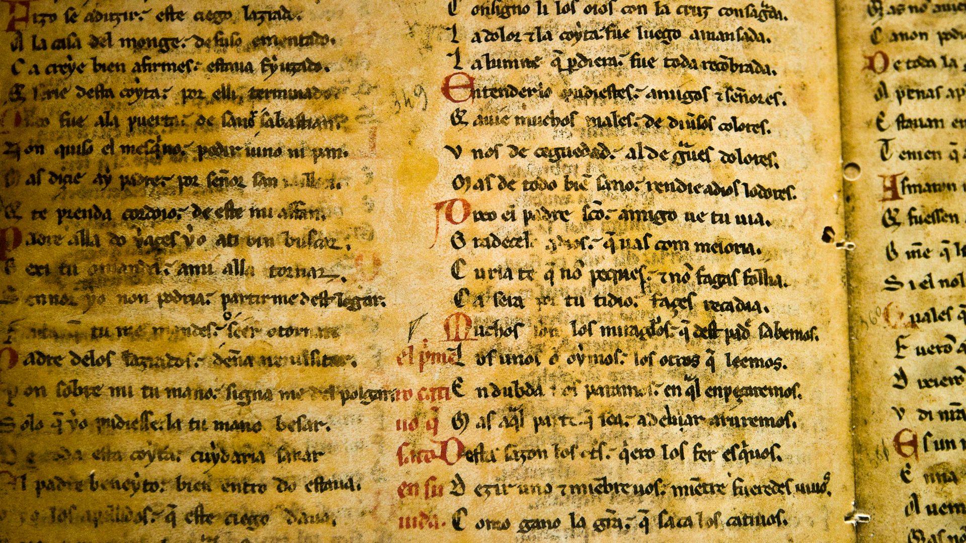 File:Ancient writing on old book. (Unsplash).jpg