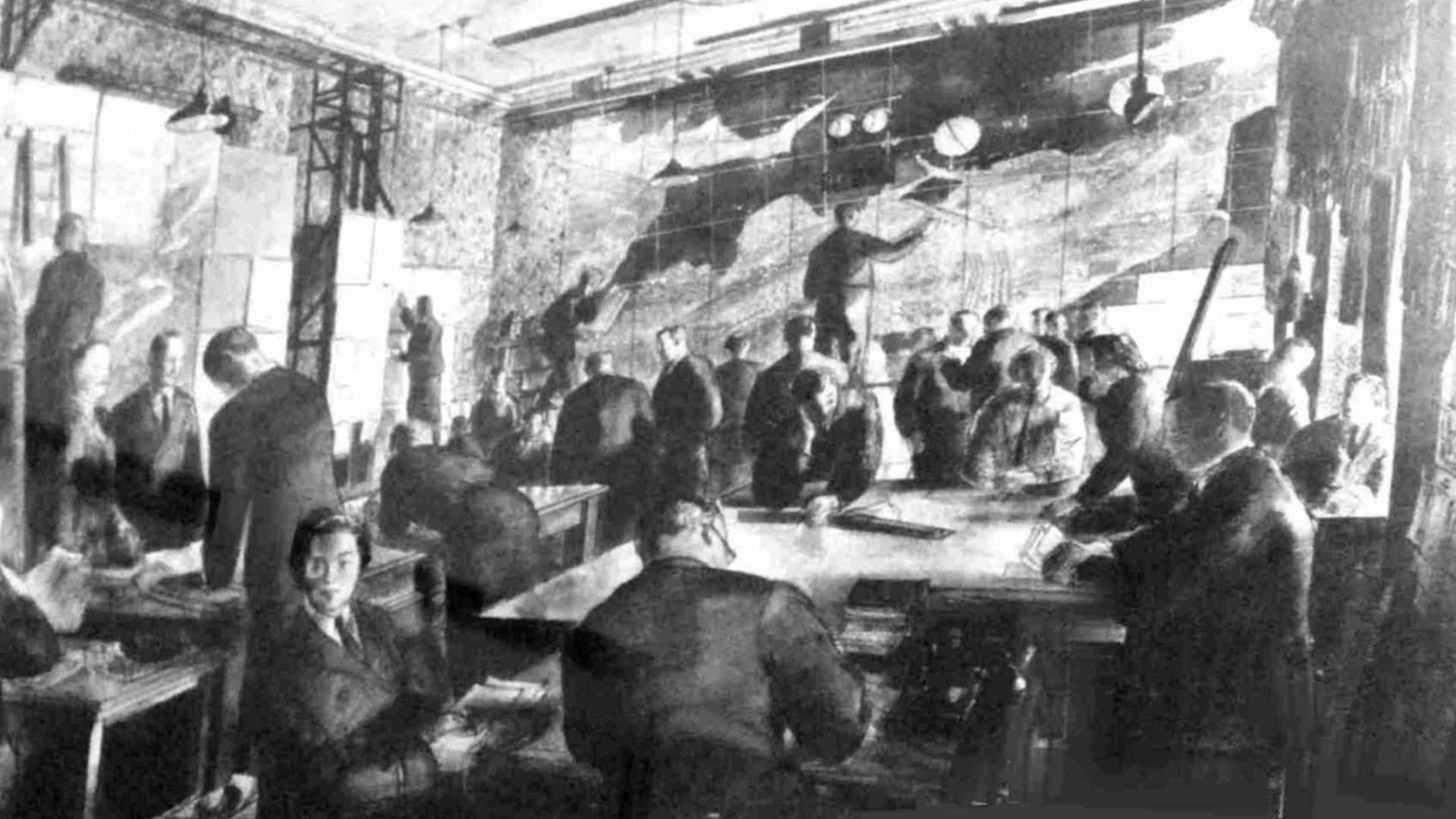 File:Southwick House map room in operation 1944.jpg