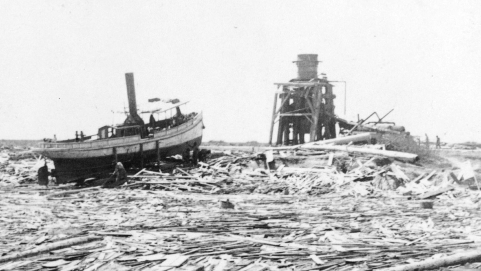 File:Floating wreckage, Galveston hurricane, 1900.jpg