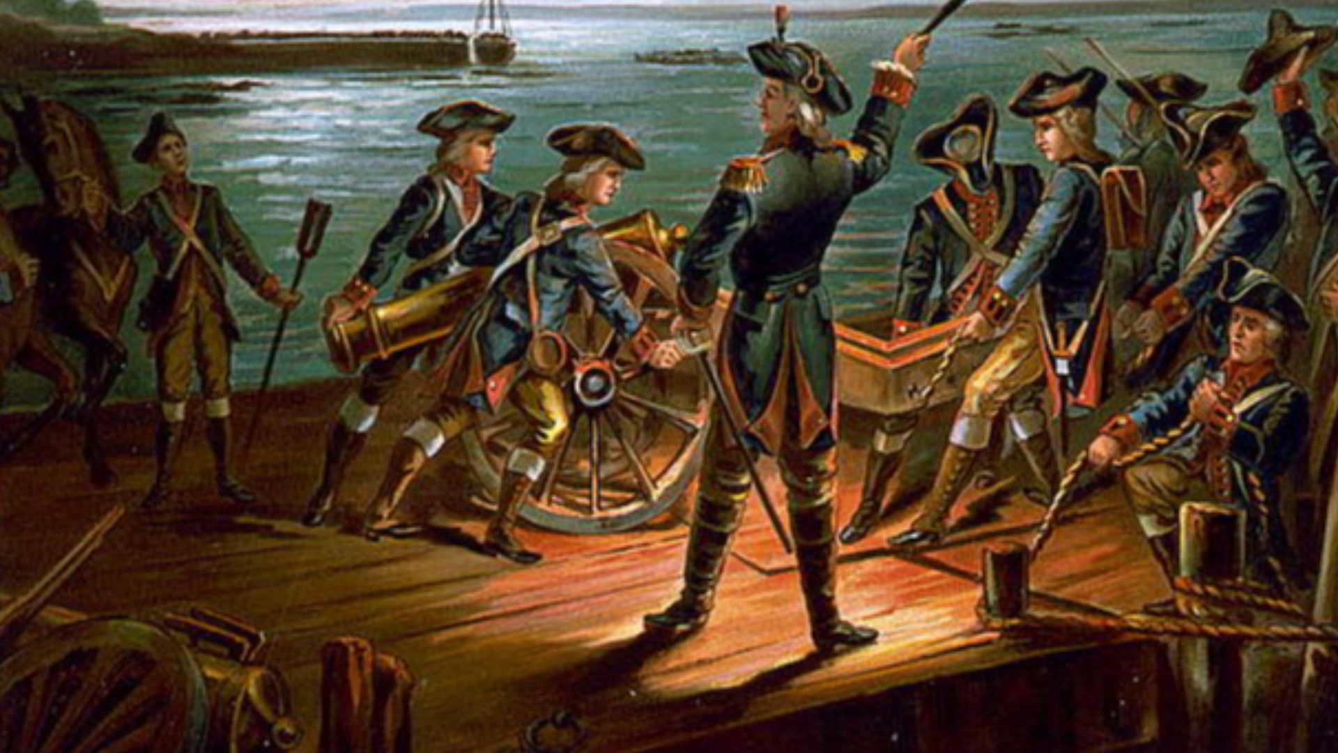 File:U.S. Army - Artillery Retreat from Long Island 1776.jpg