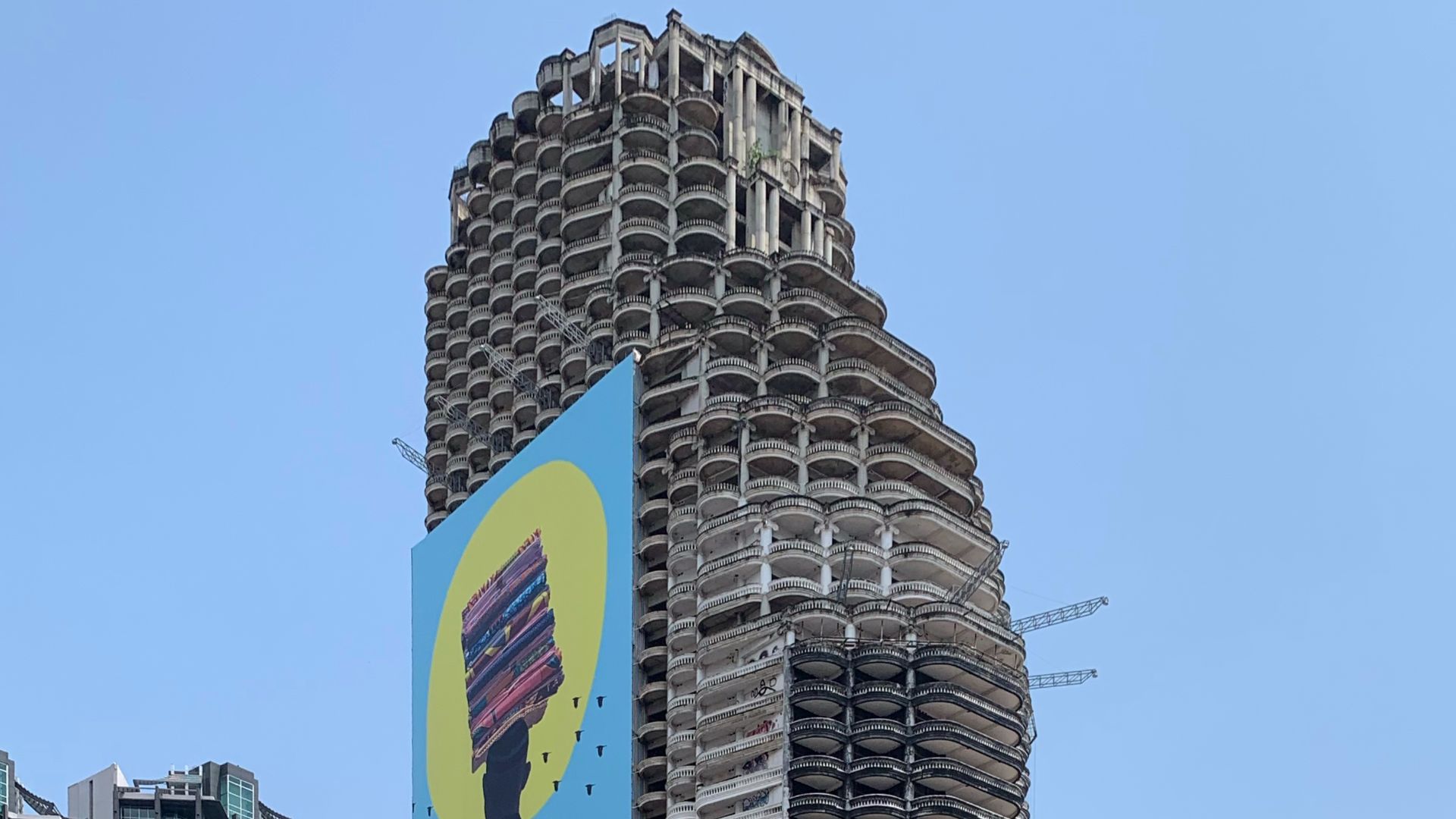 File:Sathorn Unique Tower Bangkok abandoned skyscraper April2021.jpg
