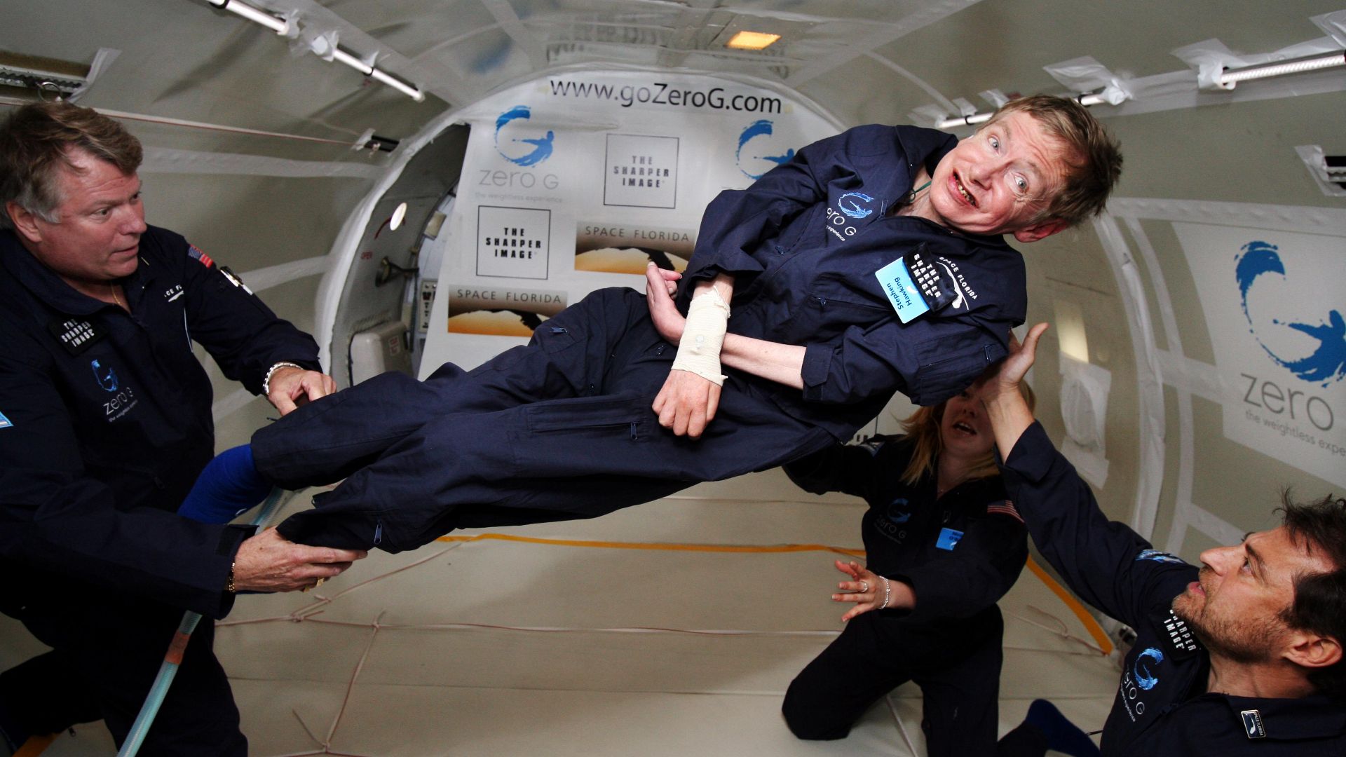 File:Physicist Stephen Hawking in Zero Gravity NASA.jpg