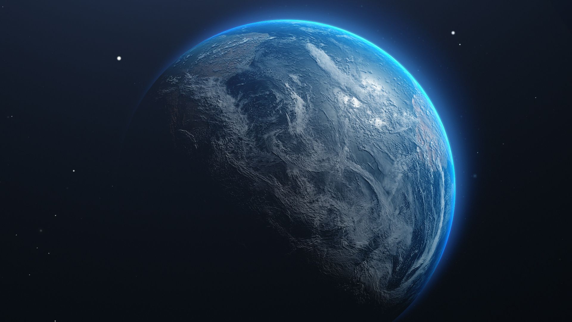 a view of the earth from space