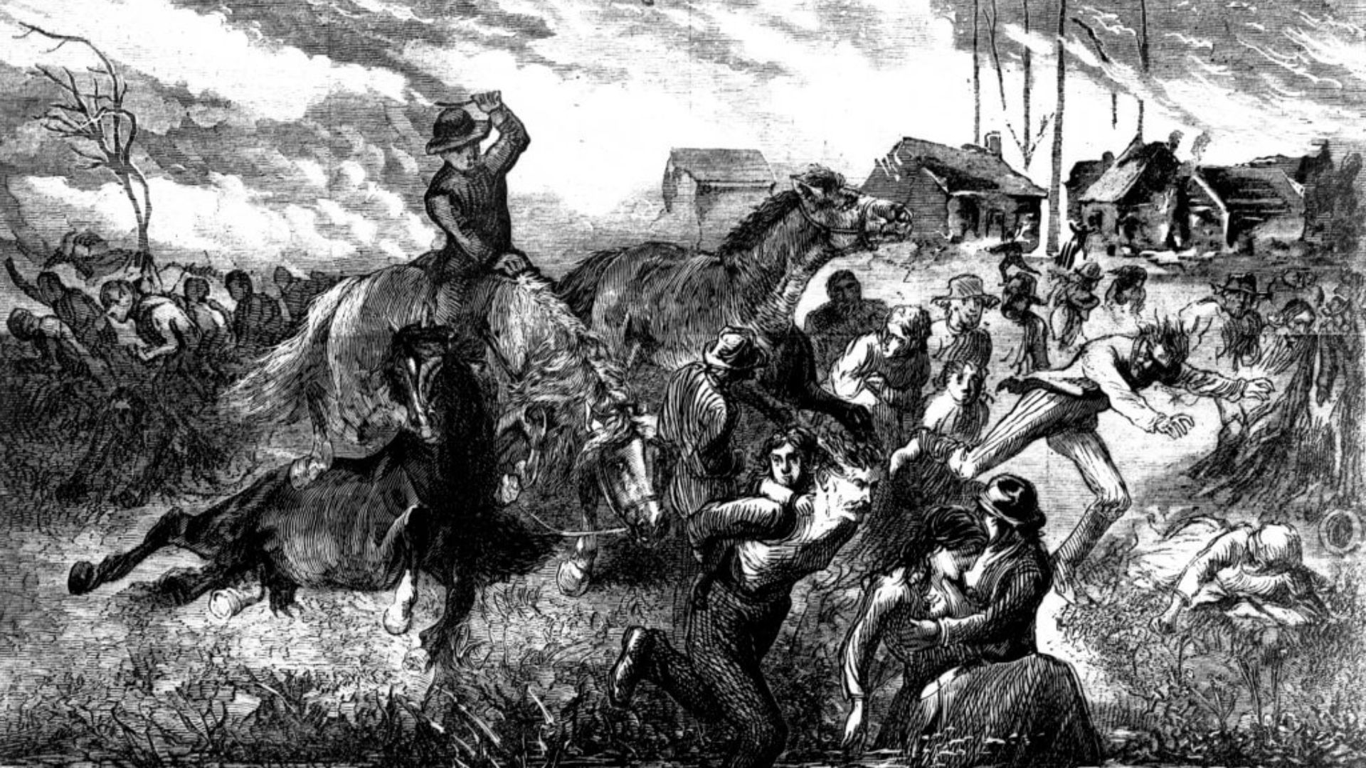 File:The Peshtigo Fire showing people seeking refuge in the Peshtigo River.jpg