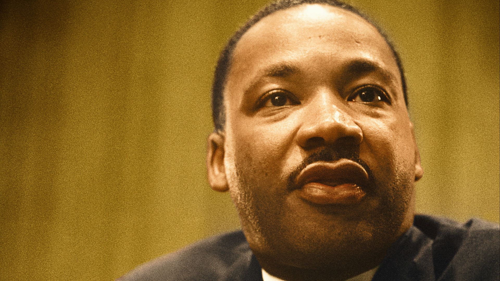 Dr. Martin Luther King, Jr. gives a speech