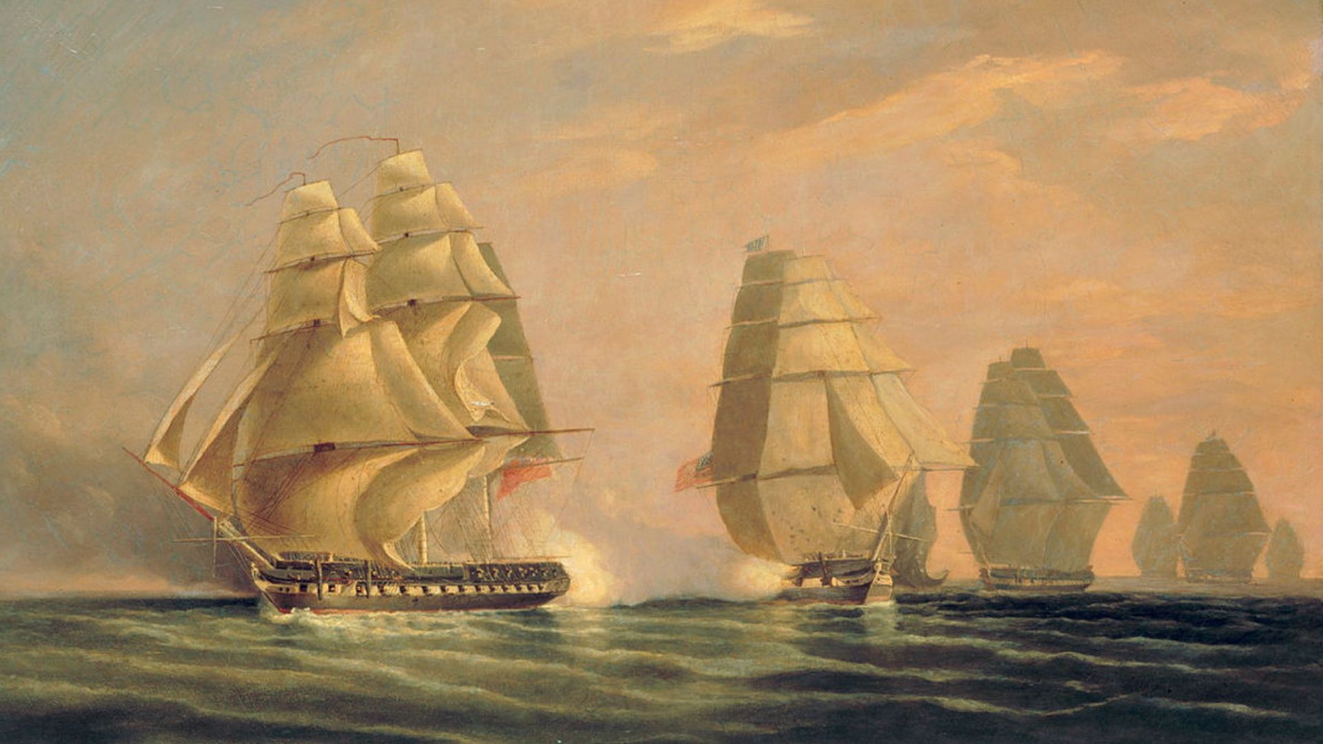 File:The First Naval Action in the War of 1812, by William John Huggins.jpg